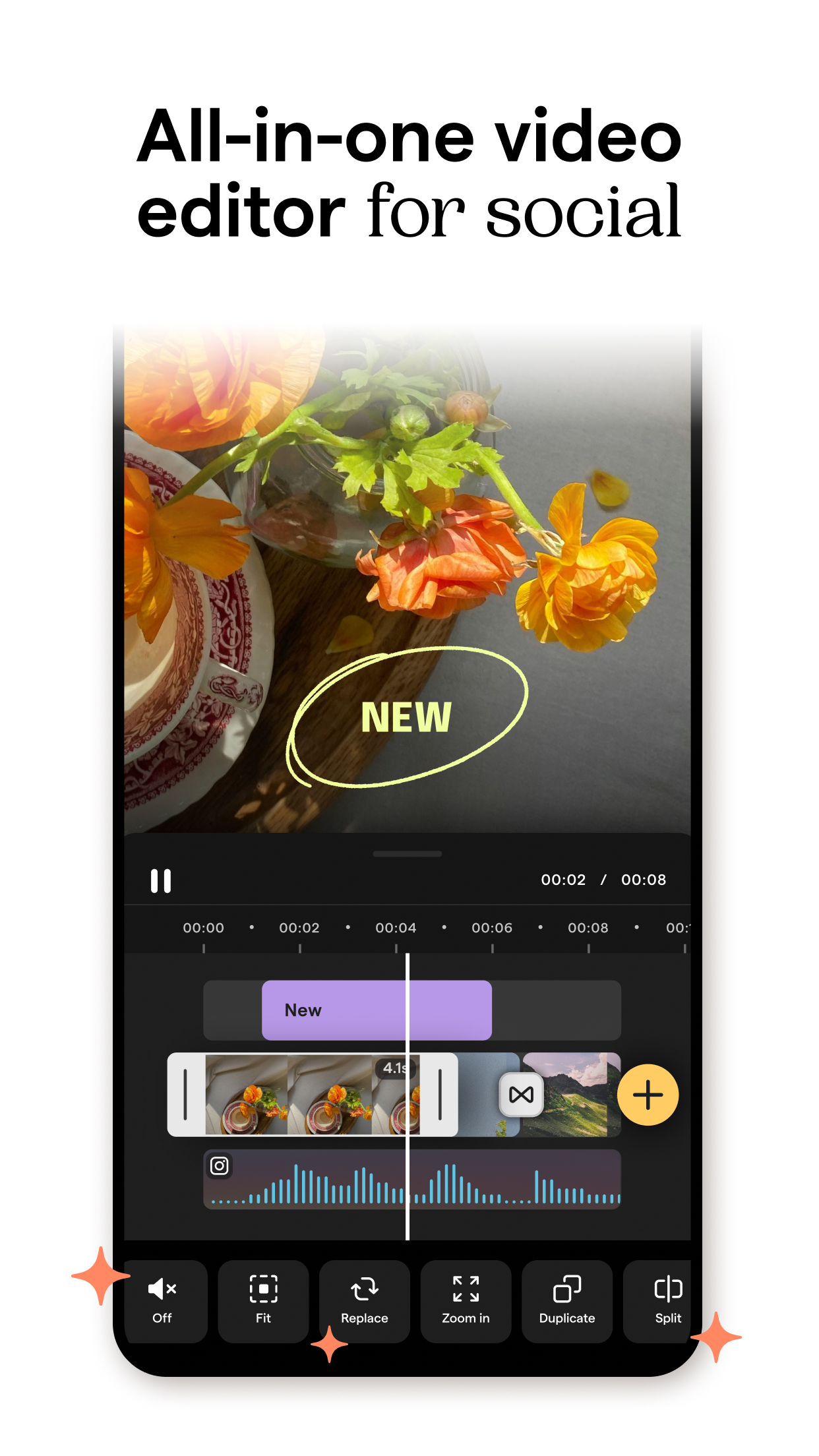 اسکرین شات 8 برنامه Mojo: Reels and Video Captions