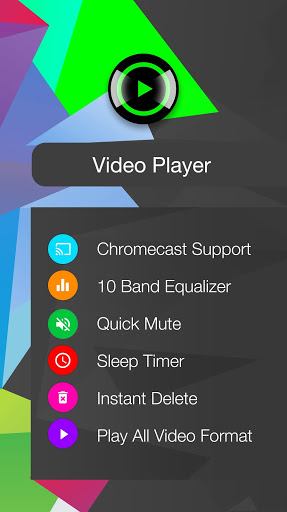 اسکرین شات 1 برنامه Video Player