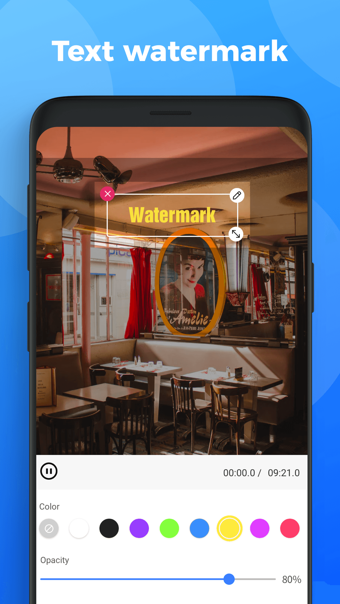 اسکرین شات 2 برنامه Watermark remover, Logo eraser
