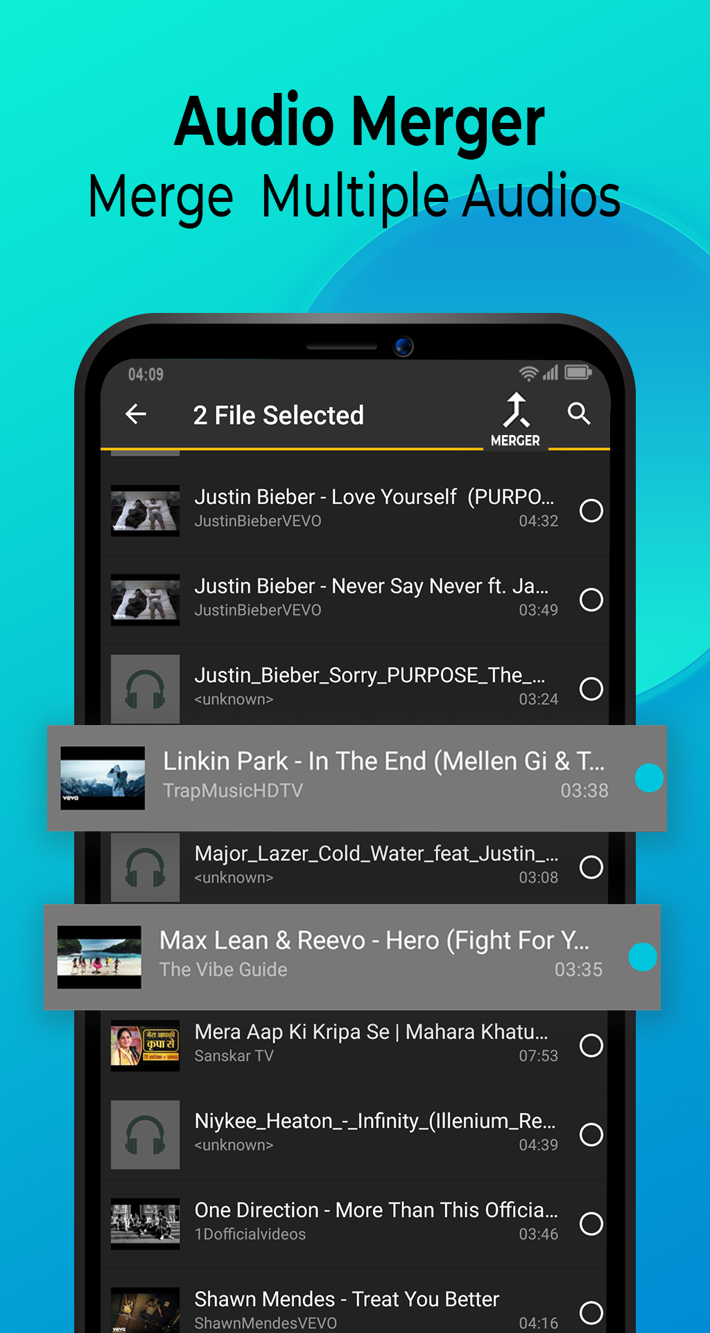 اسکرین شات 6 برنامه Video to Audio- Video to MP3