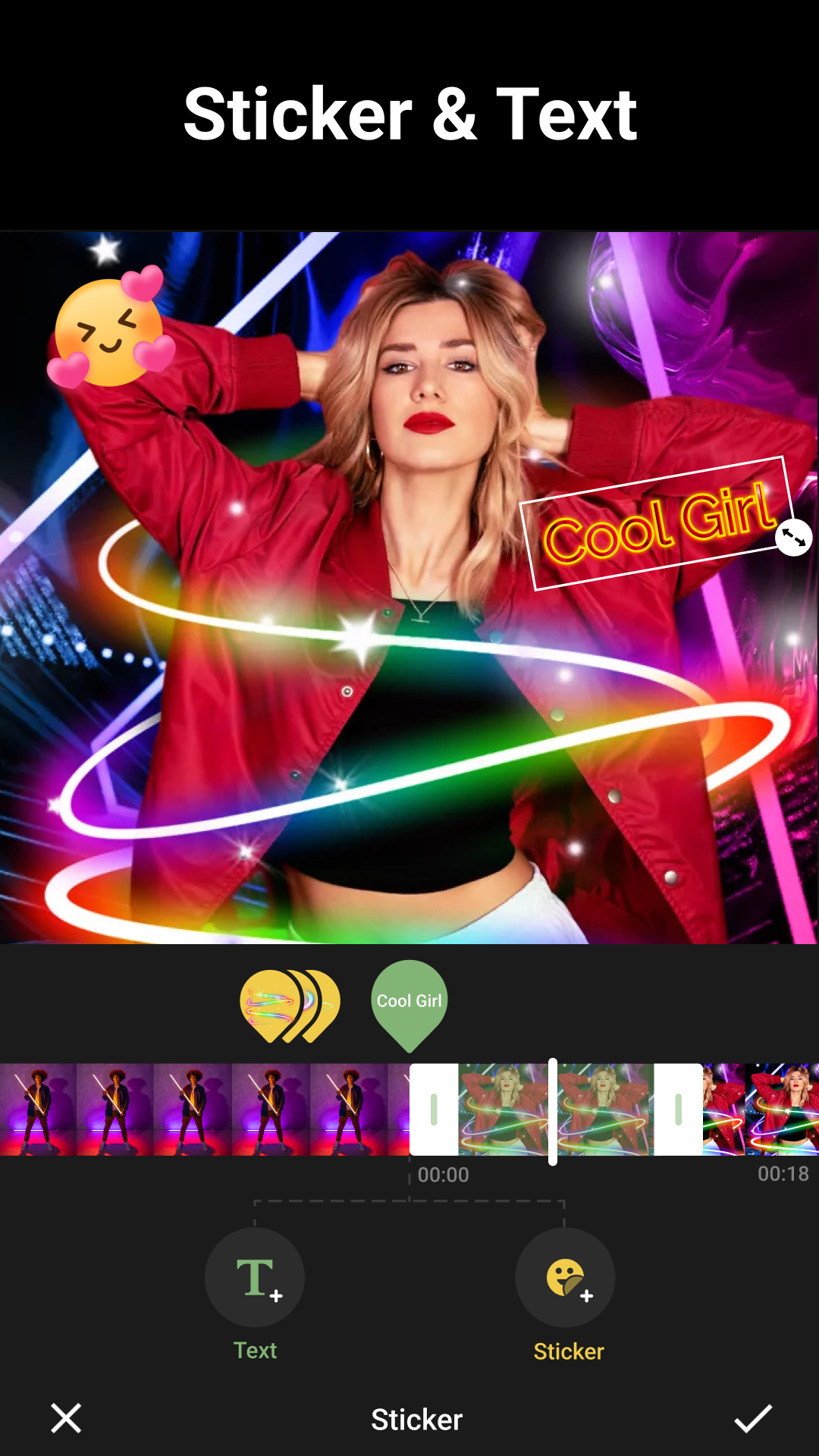 اسکرین شات 2 برنامه Video Editor & Video Maker