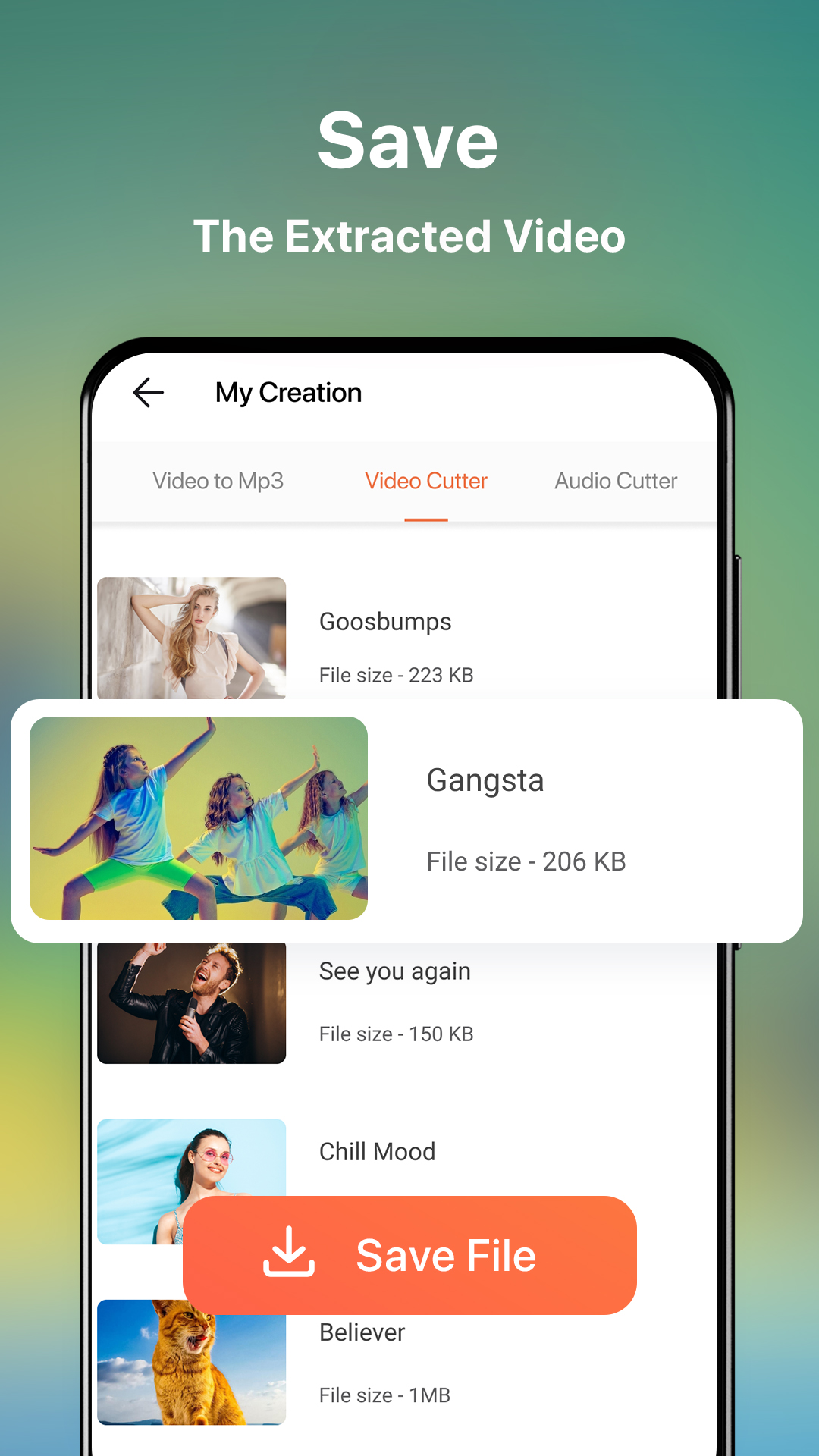 اسکرین شات 7 برنامه MP3 Converter - Video to Mp3