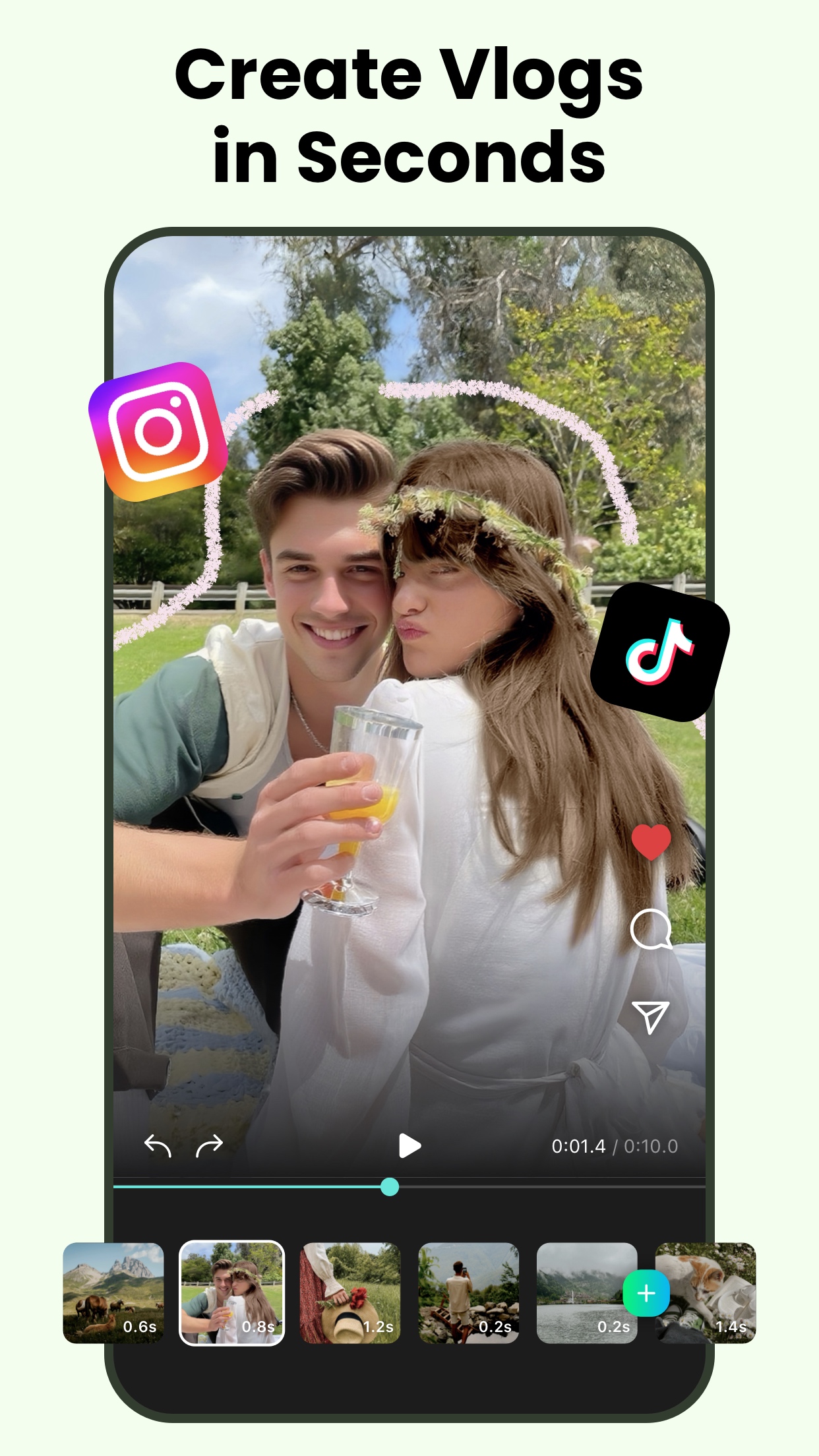 اسکرین شات 3 برنامه Reels & Video Editor - inMelo