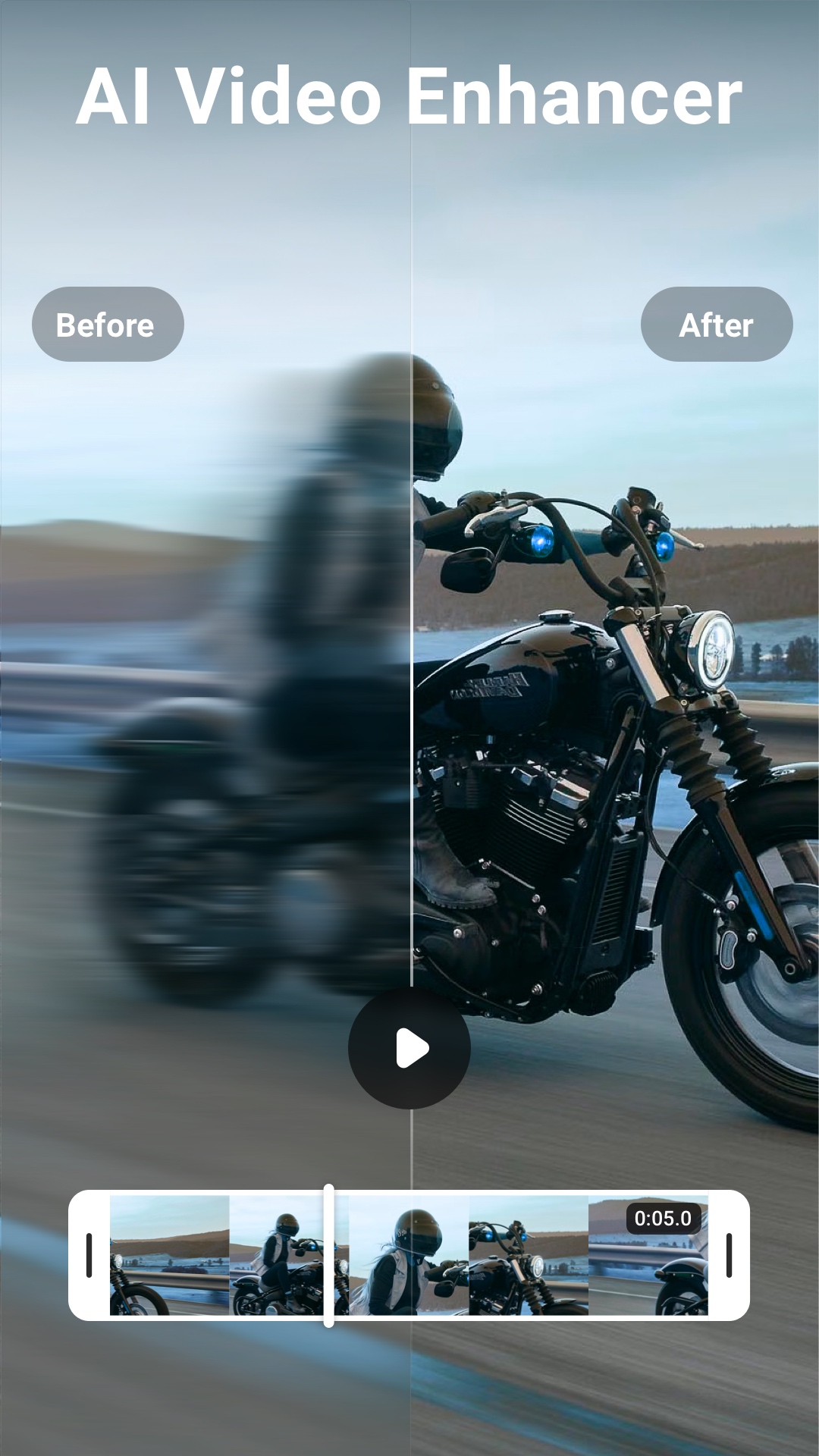 اسکرین شات 1 برنامه AI Video Enhancer - Utool