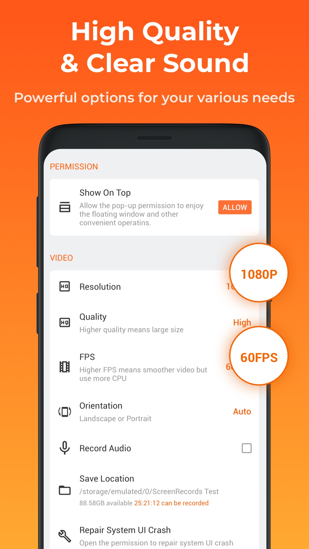 اسکرین شات 3 برنامه x recorder 