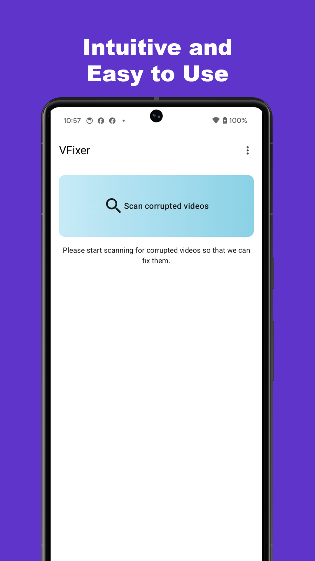 اسکرین شات 1 برنامه Video Fixer - VFixer