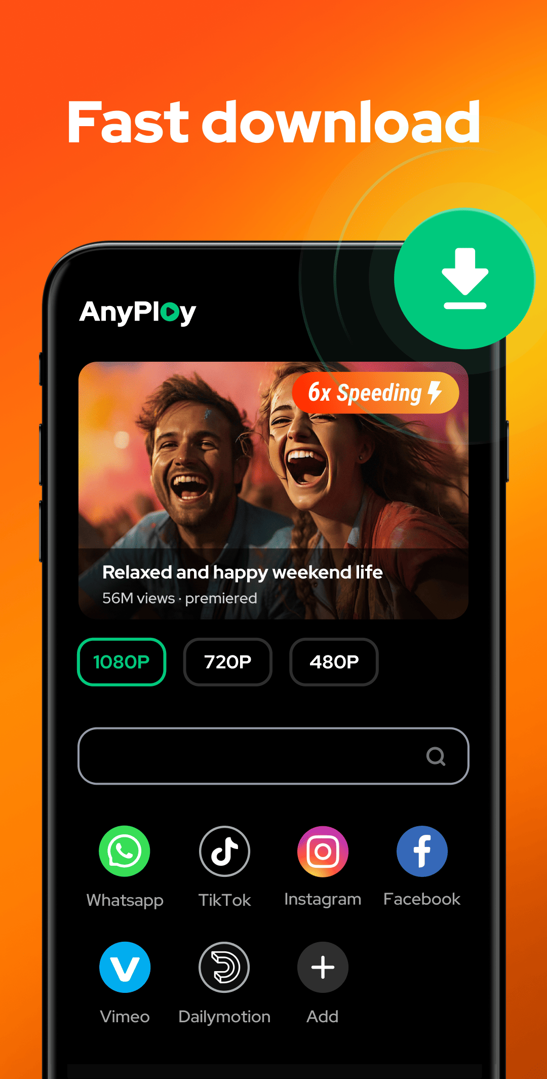 اسکرین شات 5 برنامه Video Player - AnyPlay