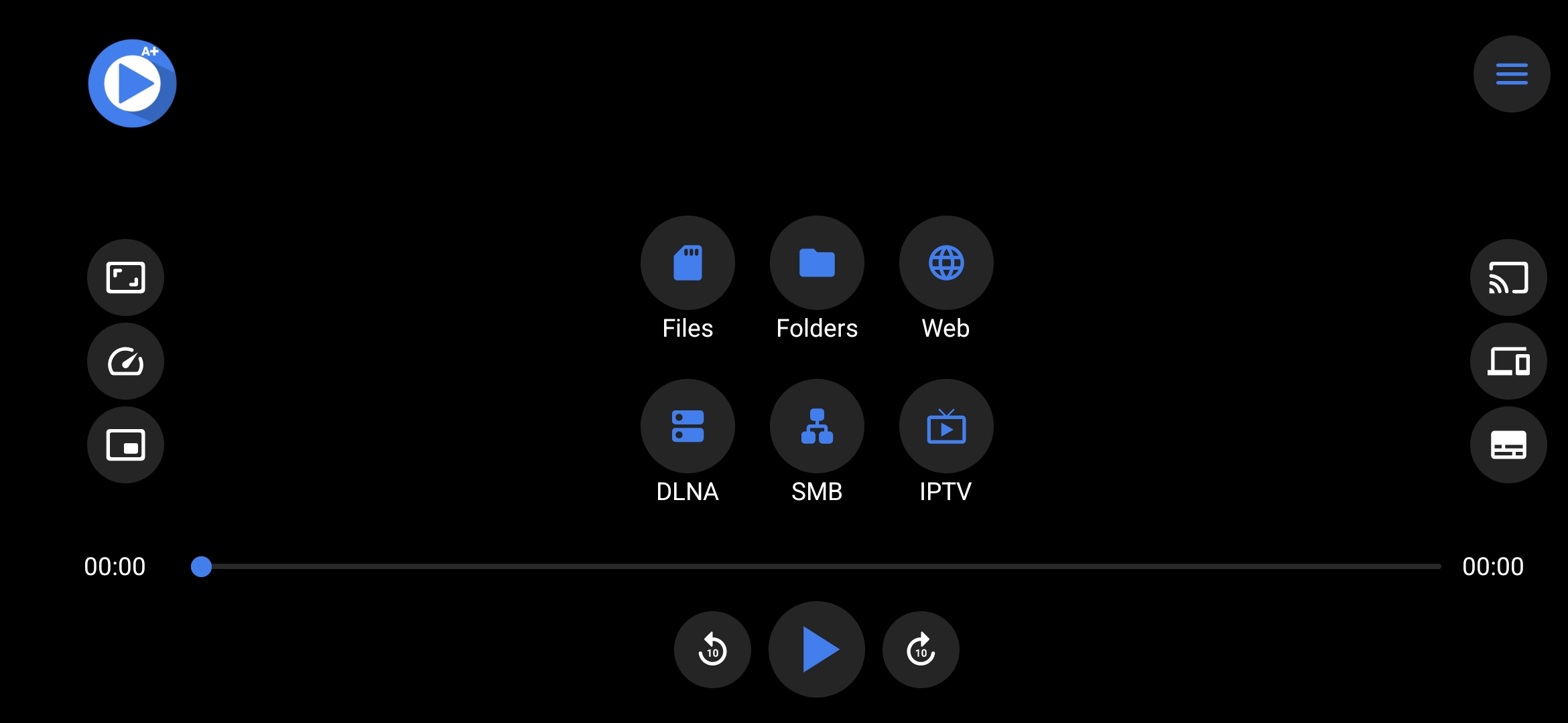 اسکرین شات 4 برنامه A+ Player: All Video Format