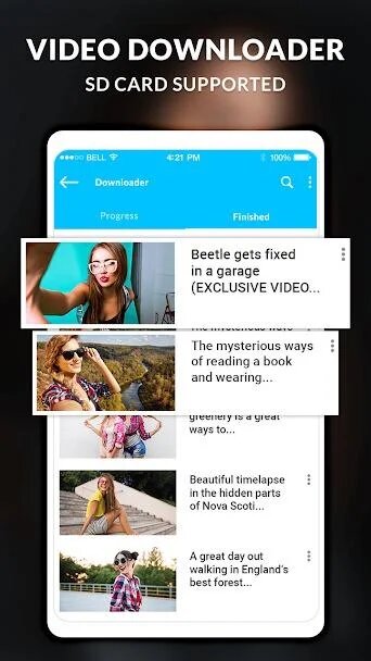 اسکرین شات 3 برنامه Real HD Video Player 4K - HD V