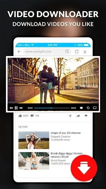 اسکرین شات 1 برنامه Real HD Video Player 4K - HD V