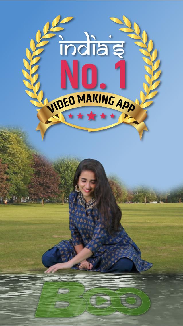 اسکرین شات 1 برنامه Boo - Video Status Maker