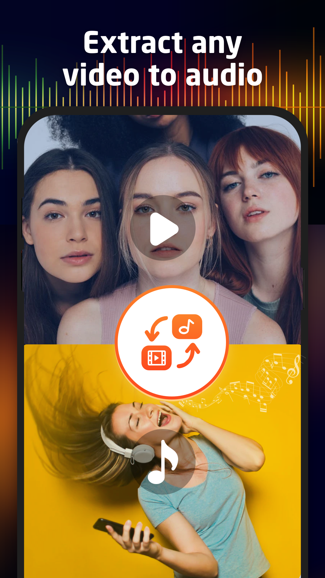 اسکرین شات 2 برنامه MP3 Converter - Video to MP3