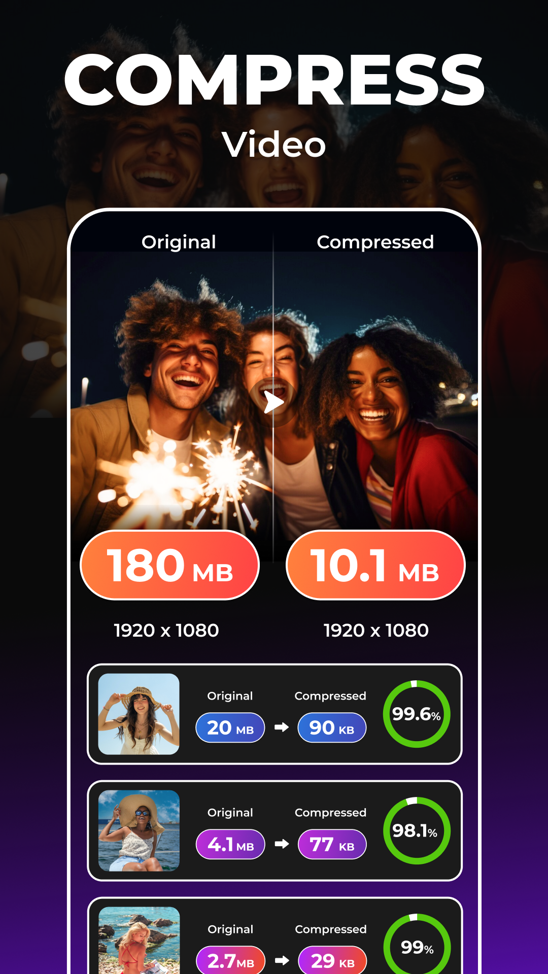 اسکرین شات 6 برنامه Video to MP3 - Media Converter