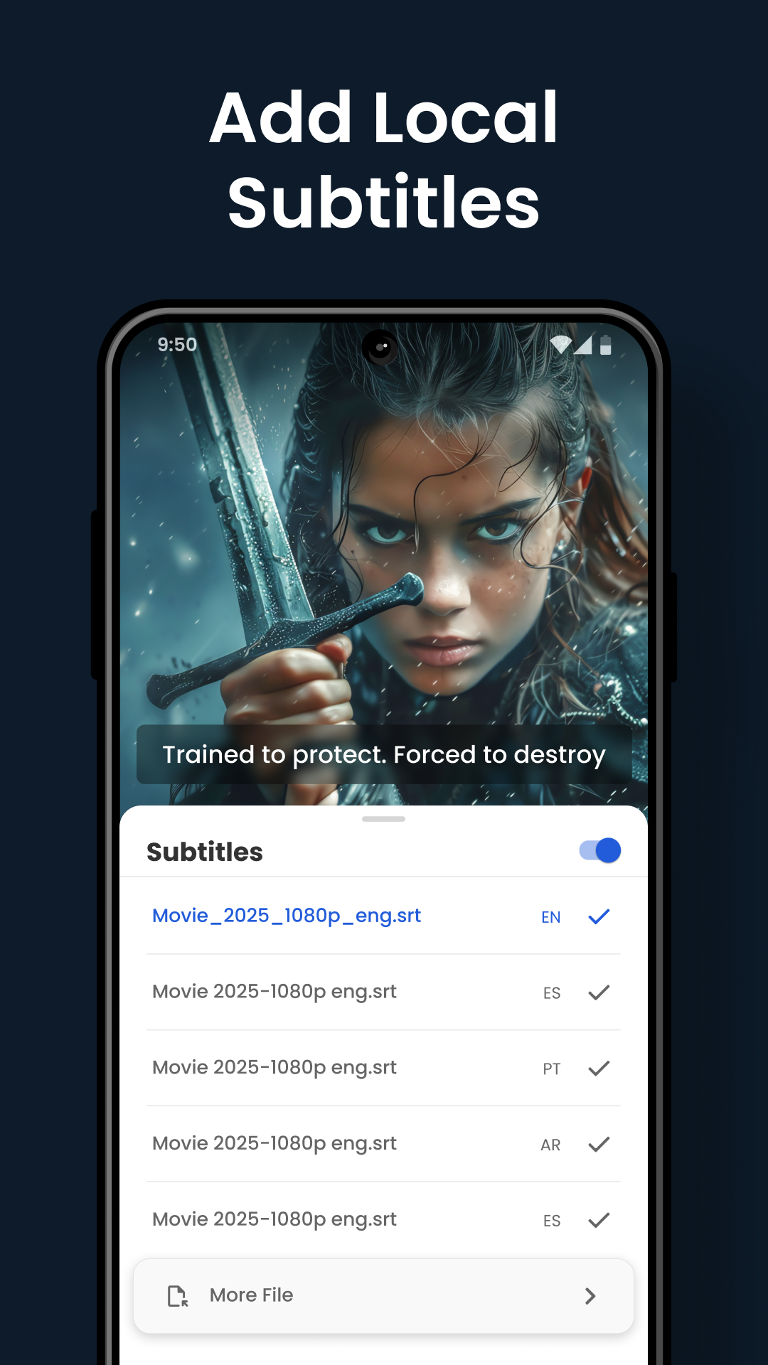 اسکرین شات 5 برنامه Video Player HD - All Formats