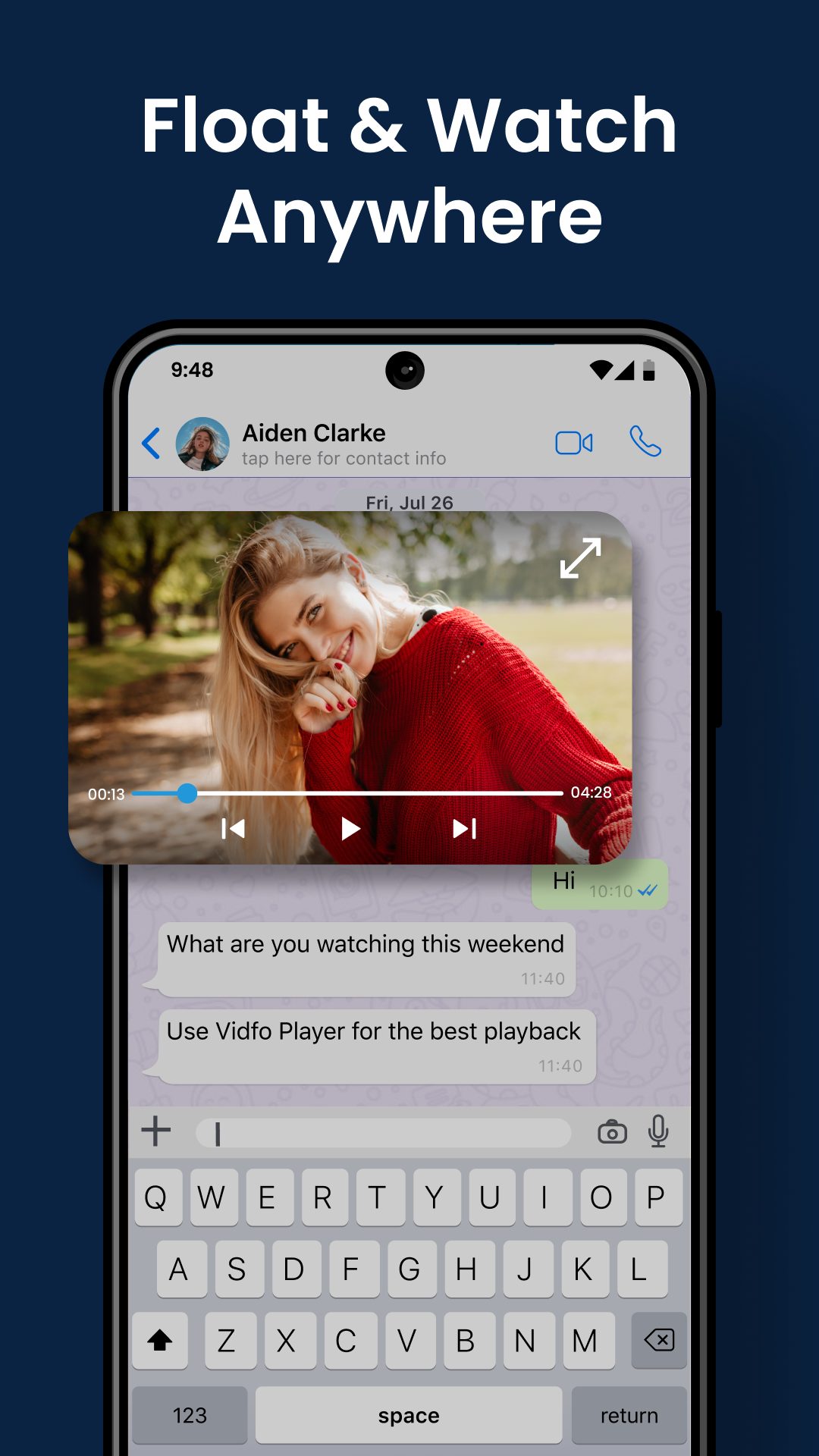 اسکرین شات 2 برنامه Video Player HD - All Formats