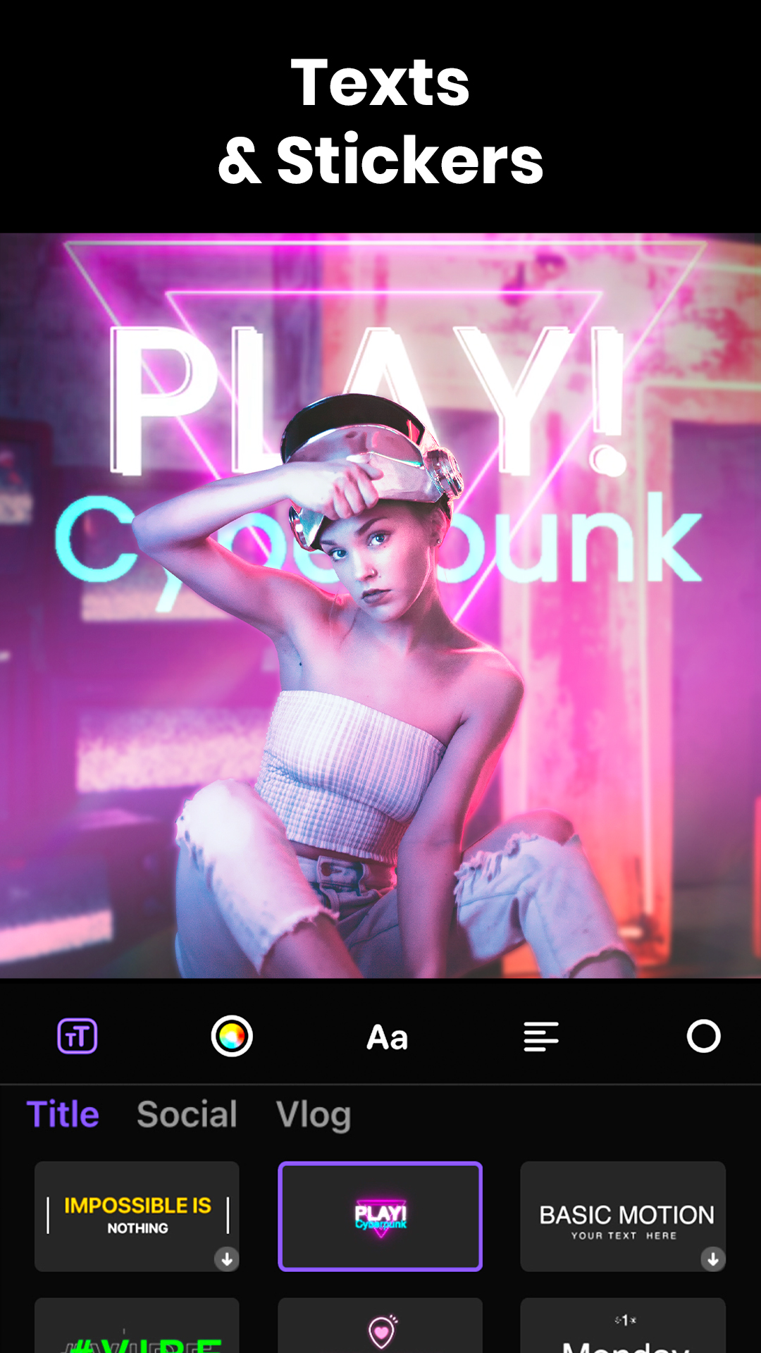 اسکرین شات 7 برنامه AI Video Editor - Vidma Cut AI