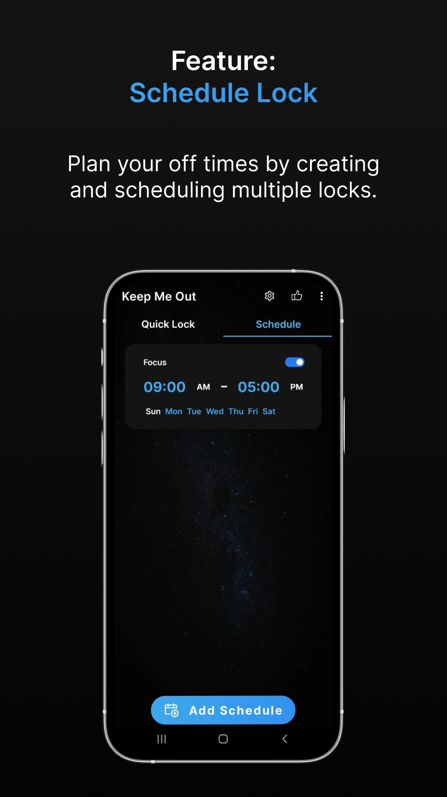 اسکرین شات 2 برنامه Keep Me Out - Phone lock