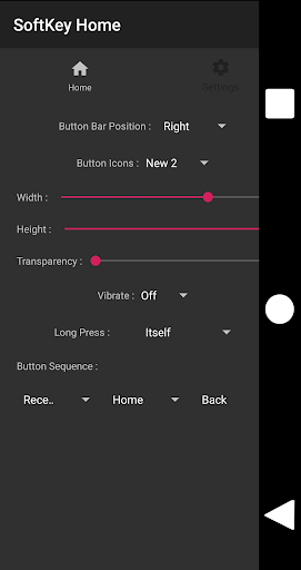 اسکرین شات 4 برنامه SoftKey - Home Back Button