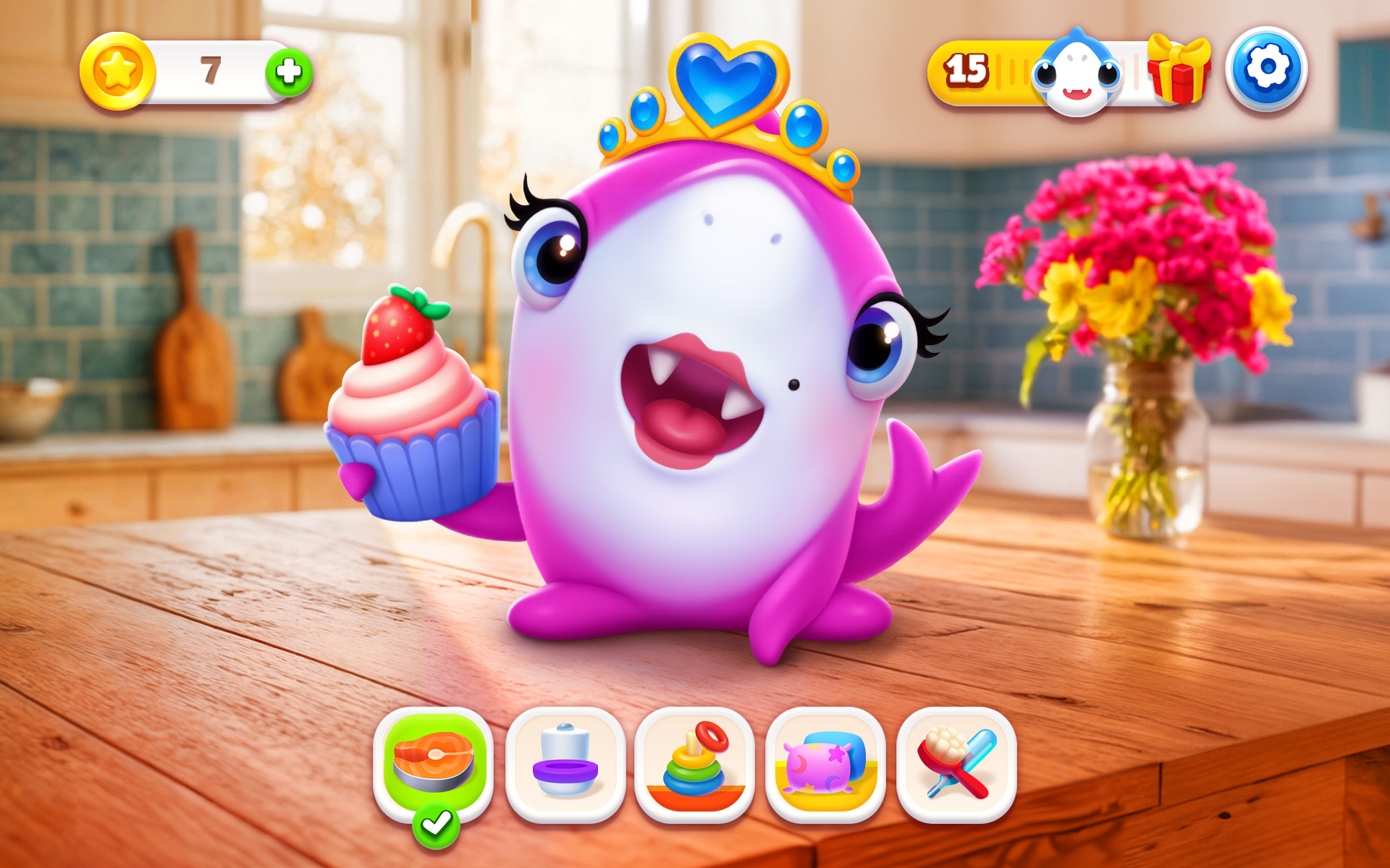 اسکرین شات 8 بازی My Shark - AR Virtual Pet Game