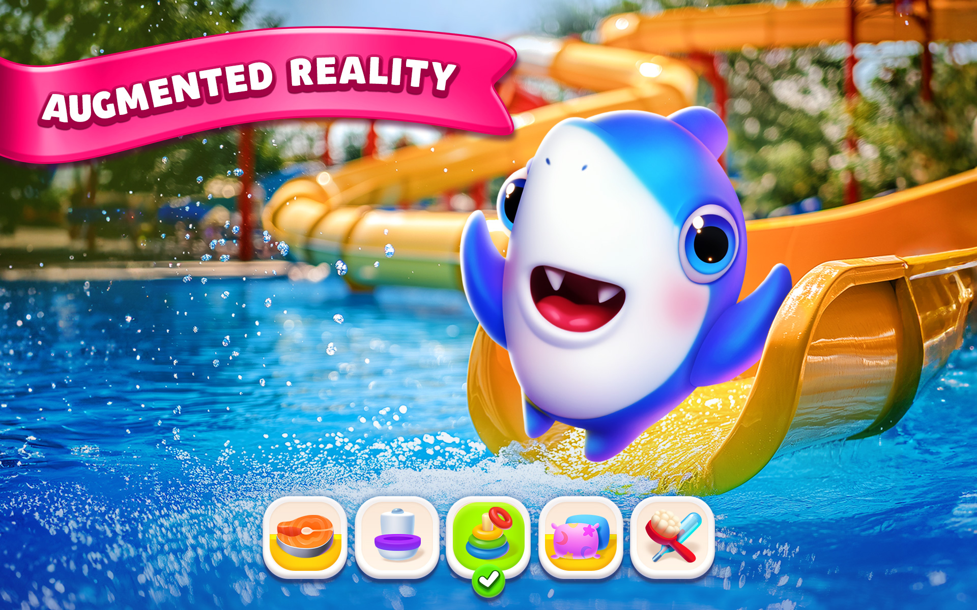 اسکرین شات 7 بازی My Shark - AR Virtual Pet Game