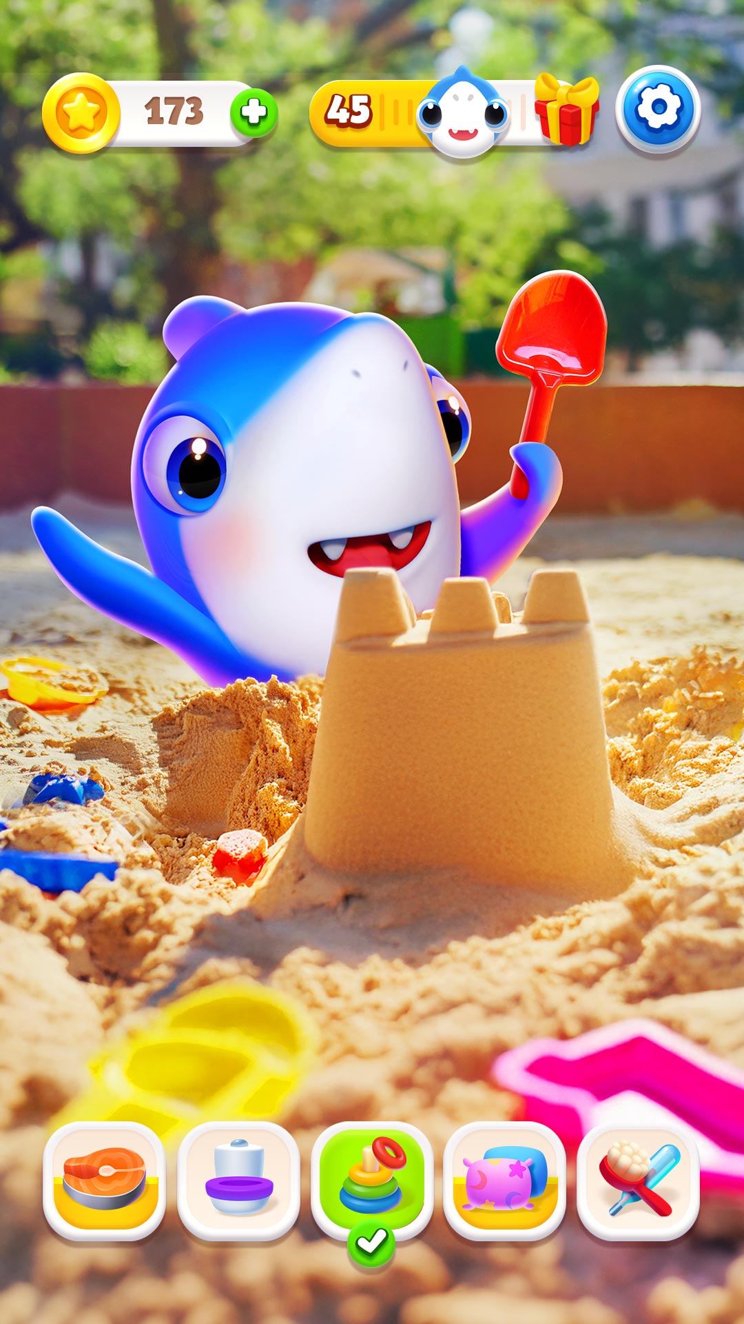 اسکرین شات 4 بازی My Shark - AR Virtual Pet Game