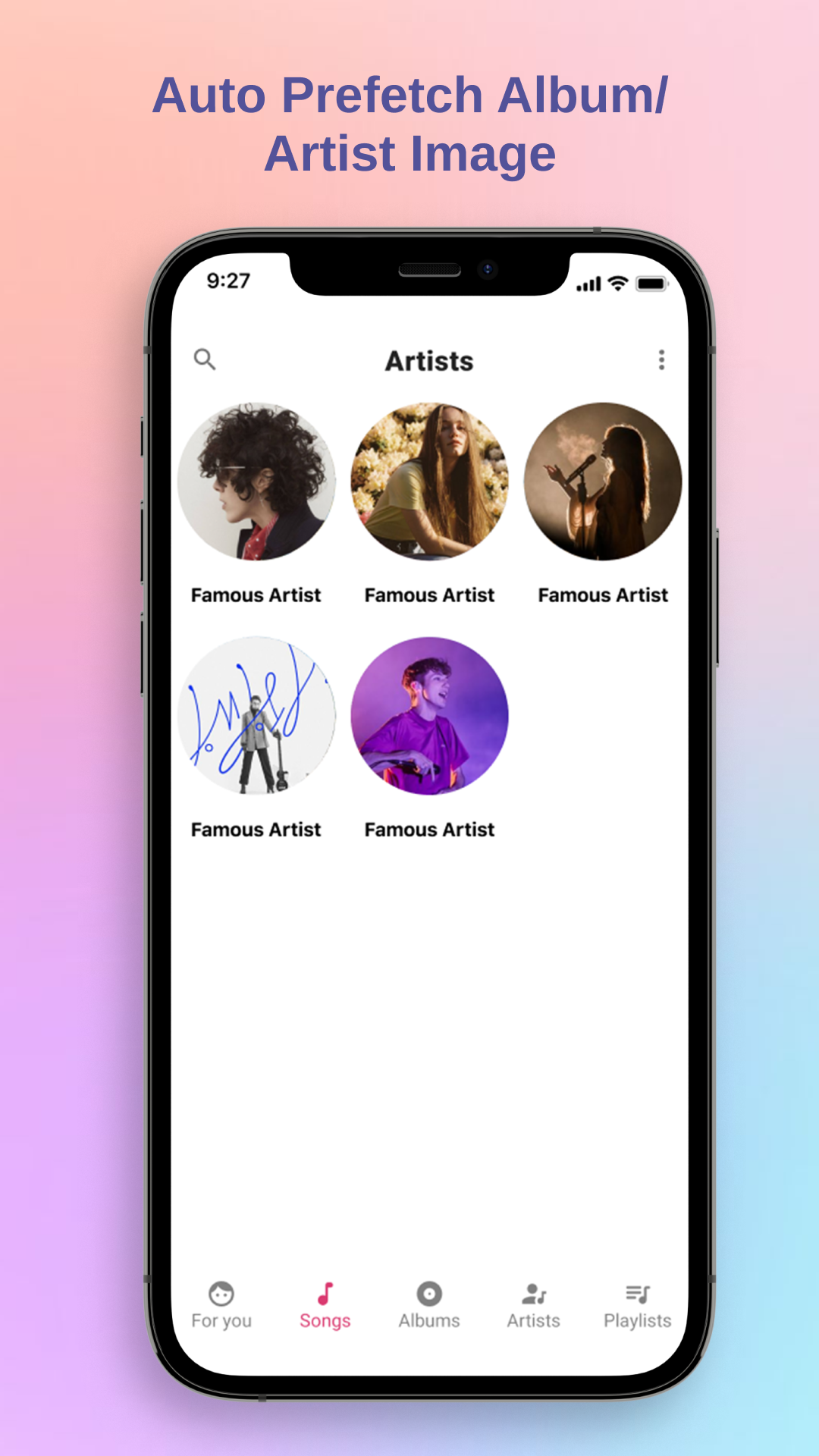 اسکرین شات 6 برنامه Music player - Mp3 player