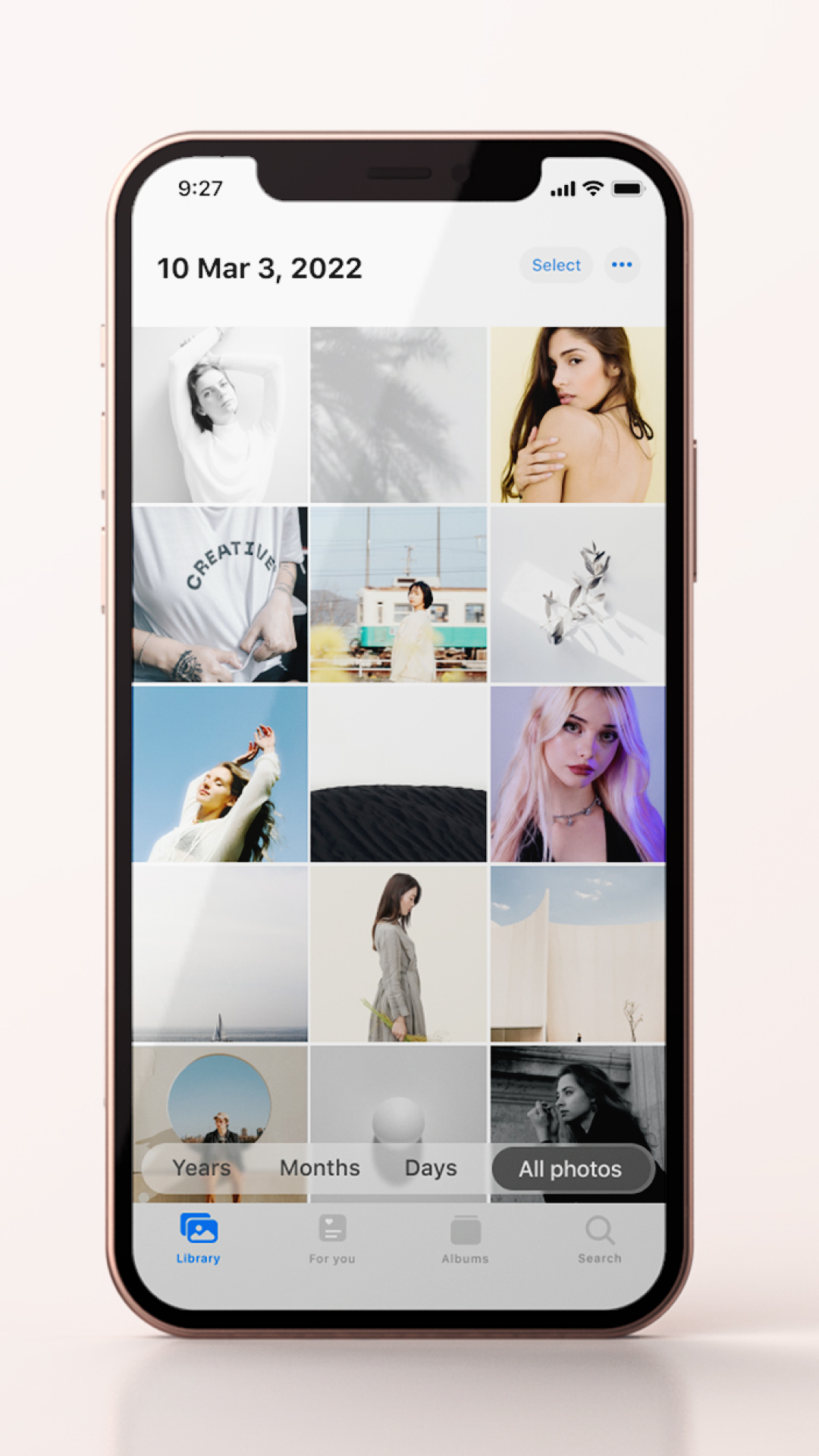 اسکرین شات 3 برنامه iPhoto - Gallery iOS Style