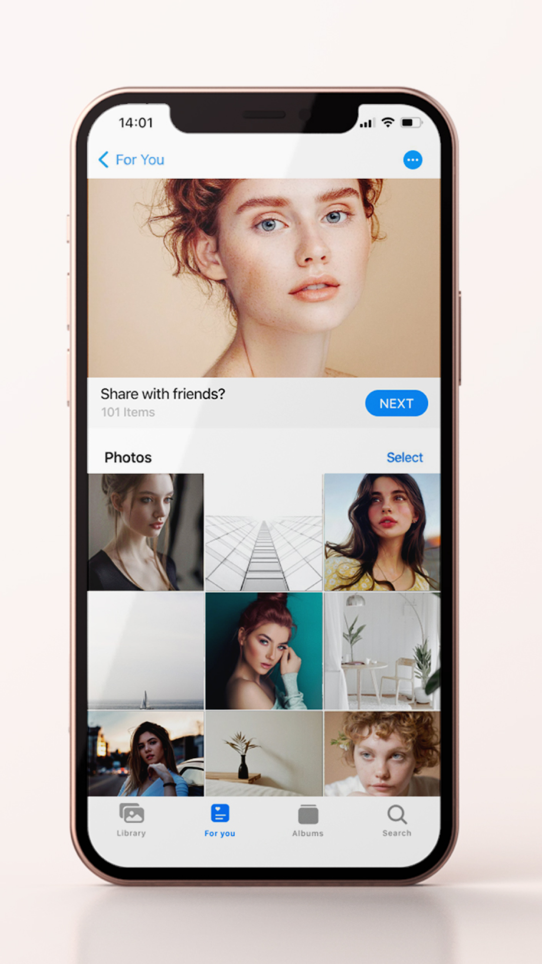 اسکرین شات 7 برنامه iPhoto - Gallery iOS Style