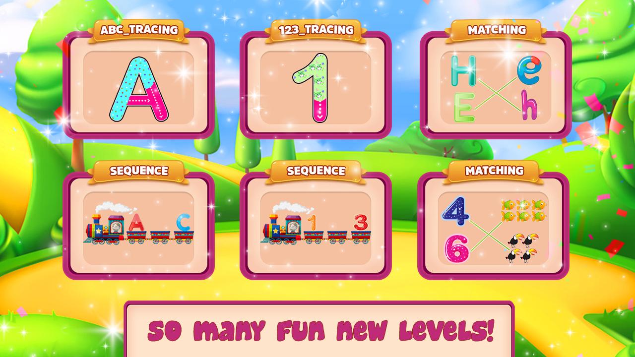 اسکرین شات 3 بازی Learn ABC Alphabets & 123 Game