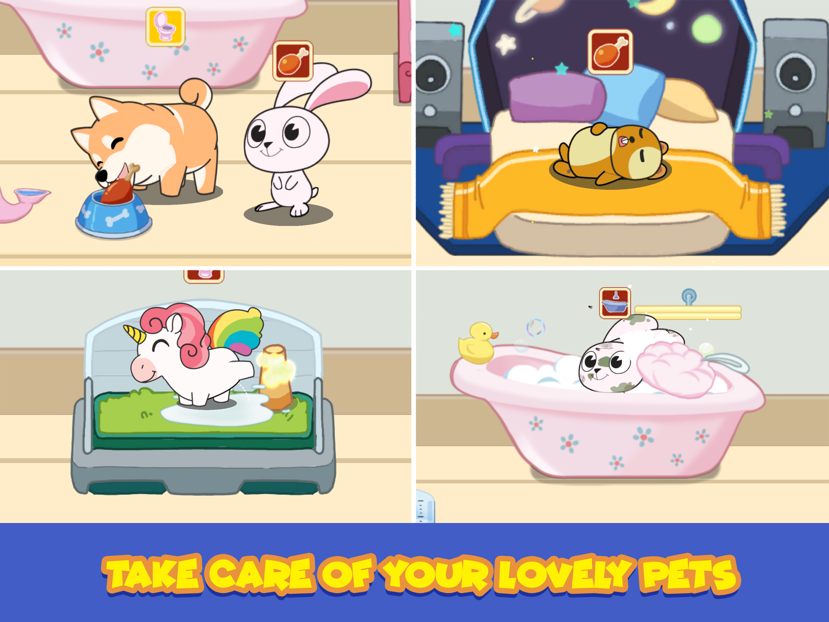 اسکرین شات 3 بازی Pet House - Little Friends