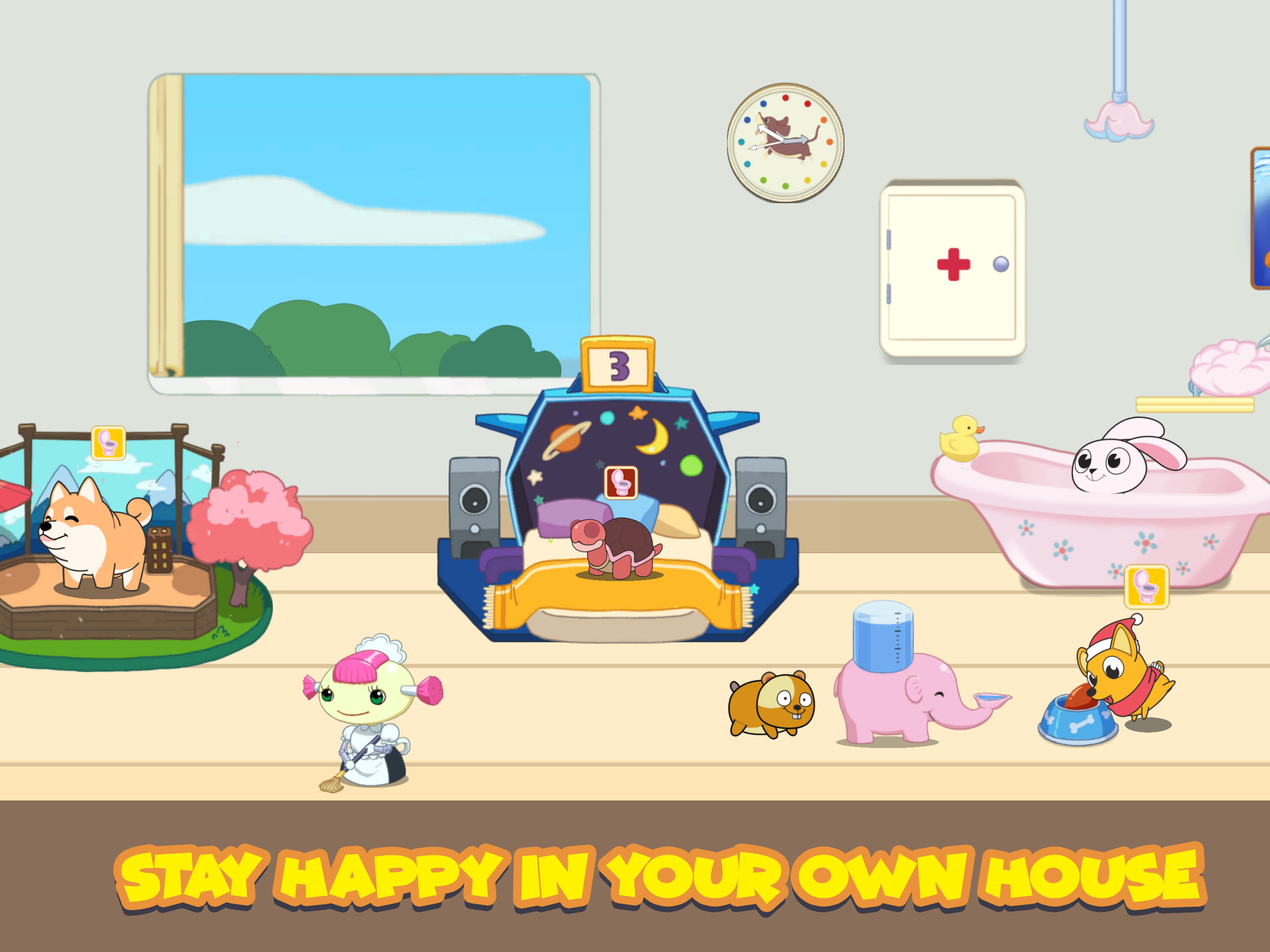 اسکرین شات 4 بازی Pet House - Little Friends