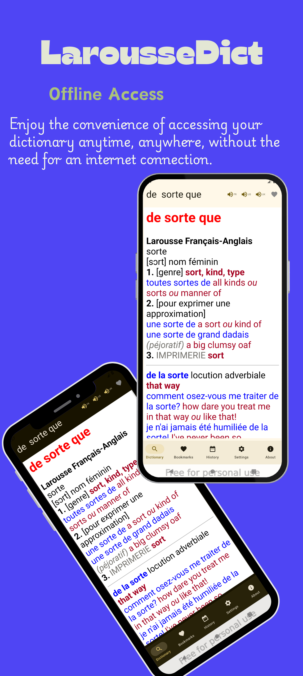 اسکرین شات 6 برنامه LarousseDict - English French