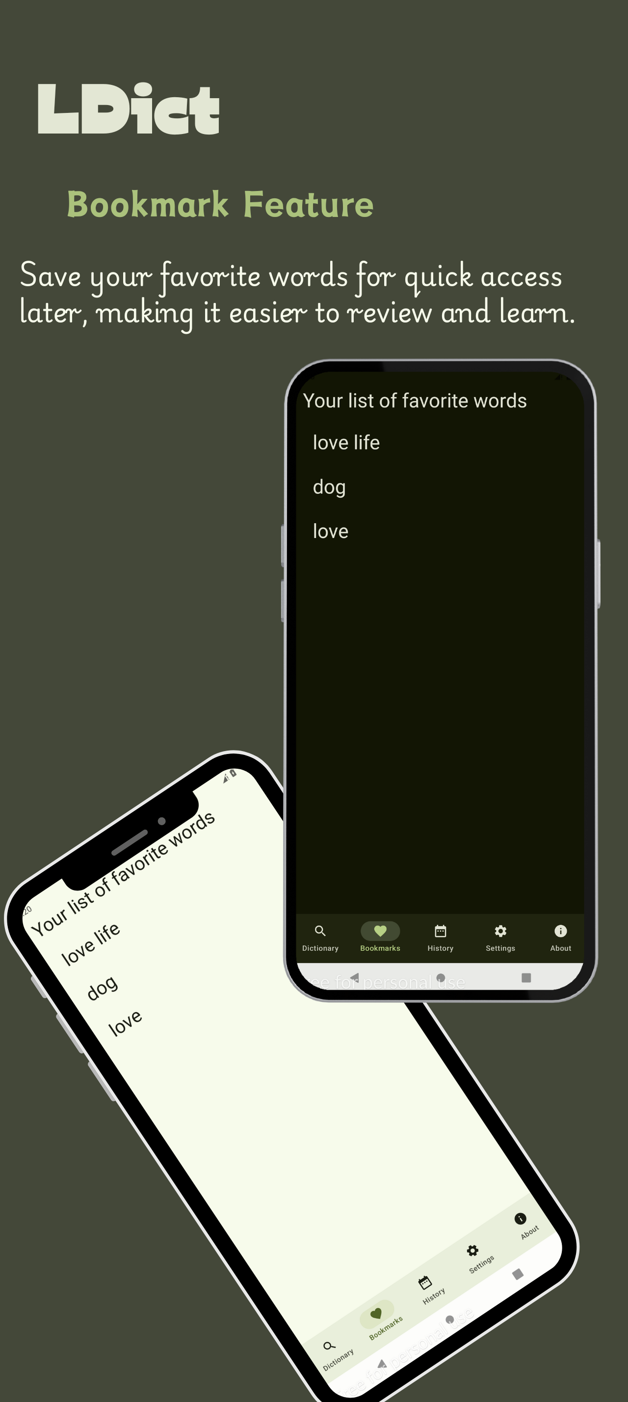 اسکرین شات 2 برنامه LDict - English Dictionary
