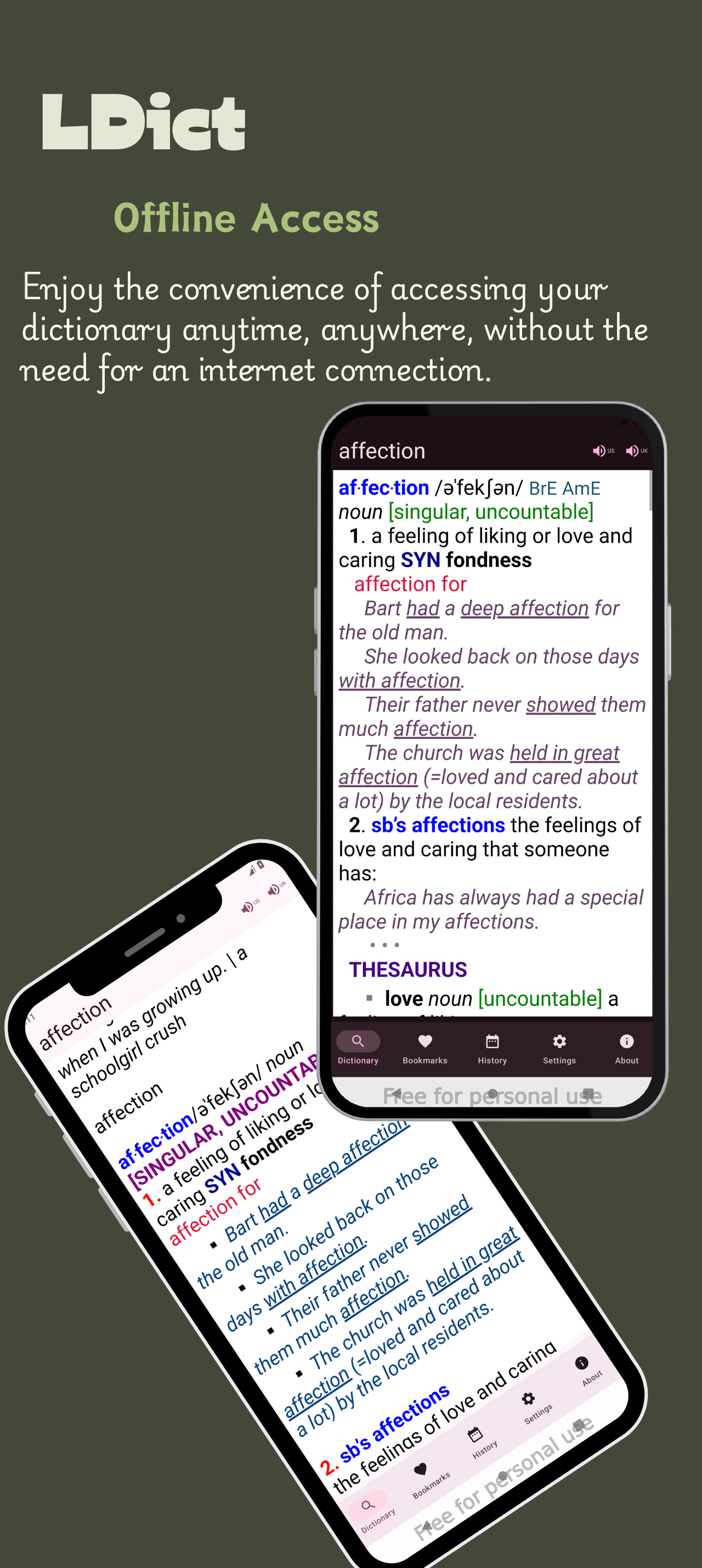 اسکرین شات 6 برنامه LDict - English Dictionary