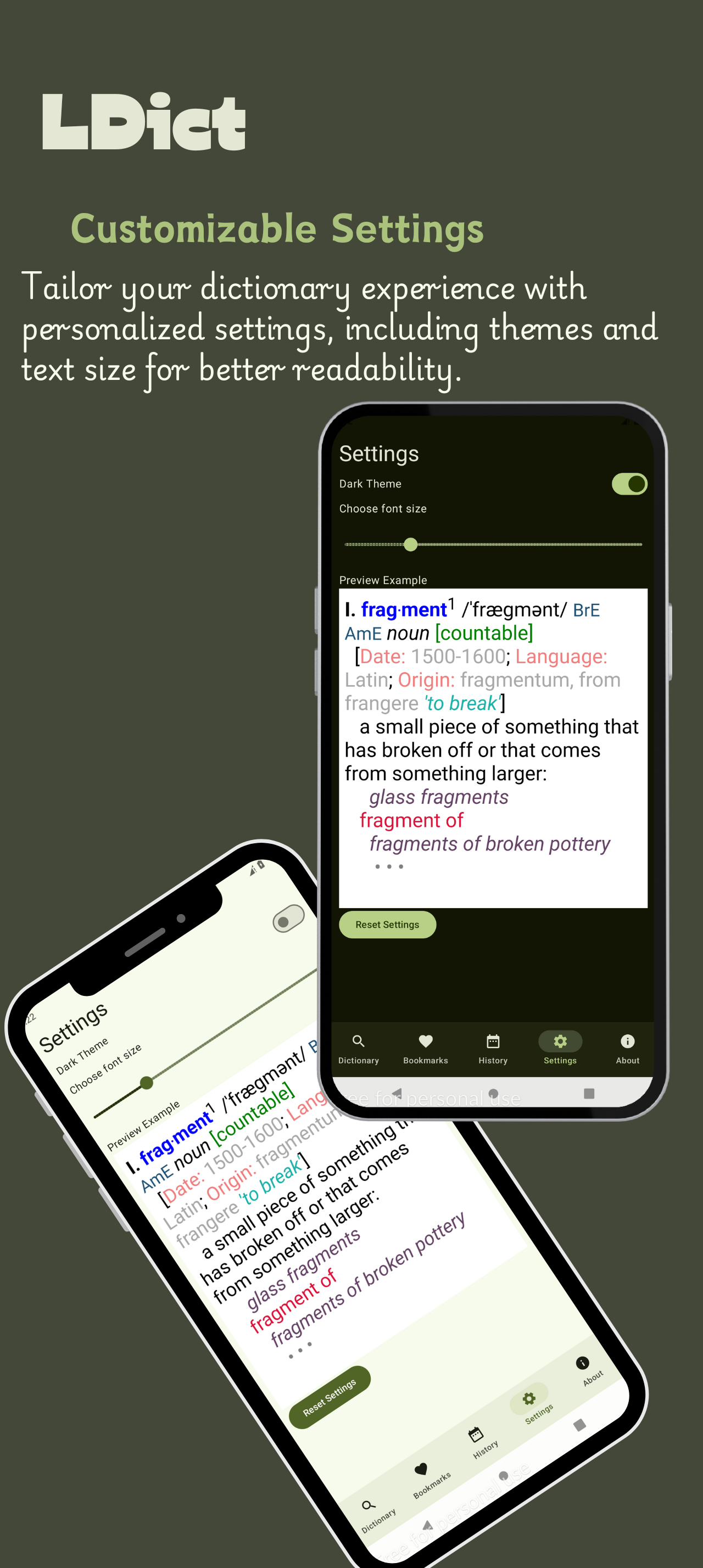 اسکرین شات 4 برنامه LDict - English Dictionary