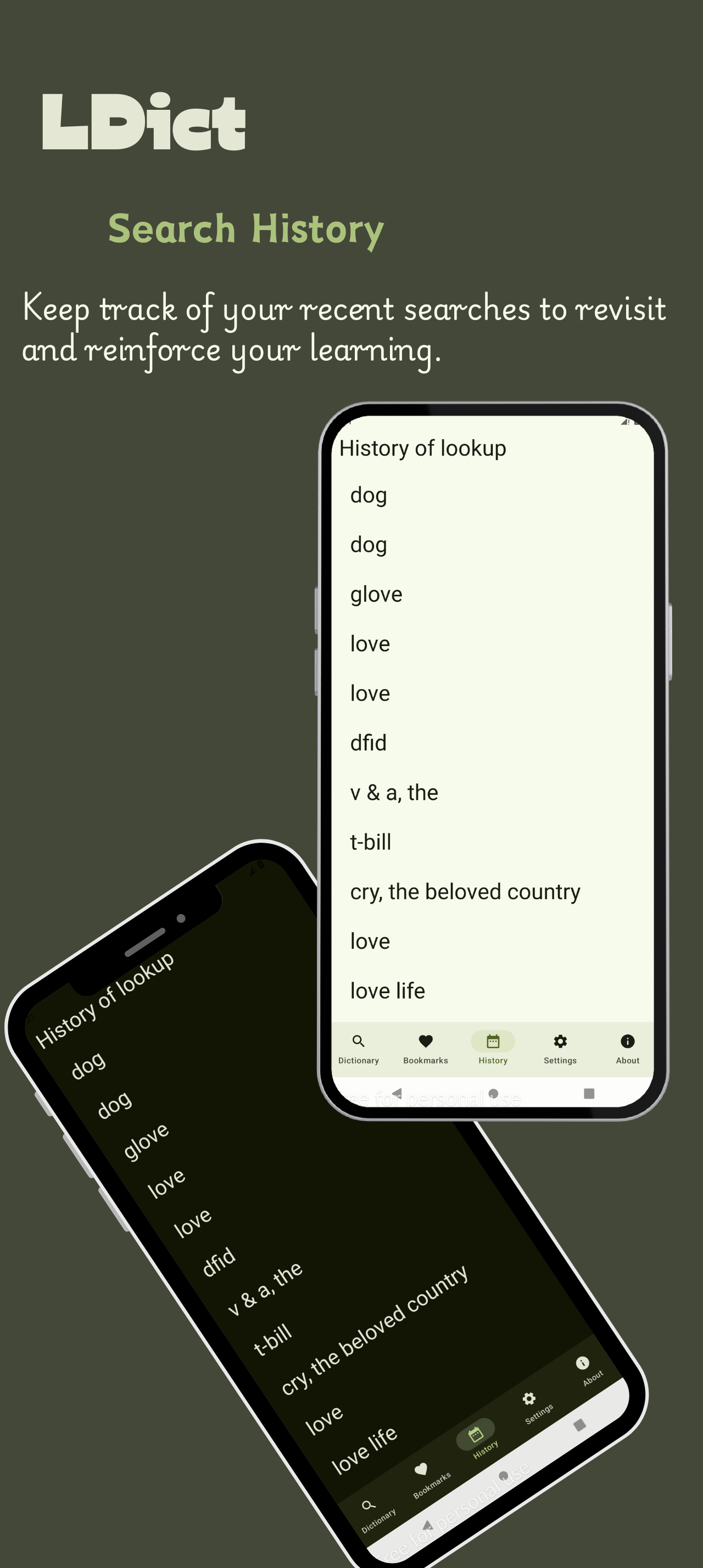 اسکرین شات 3 برنامه LDict - English Dictionary