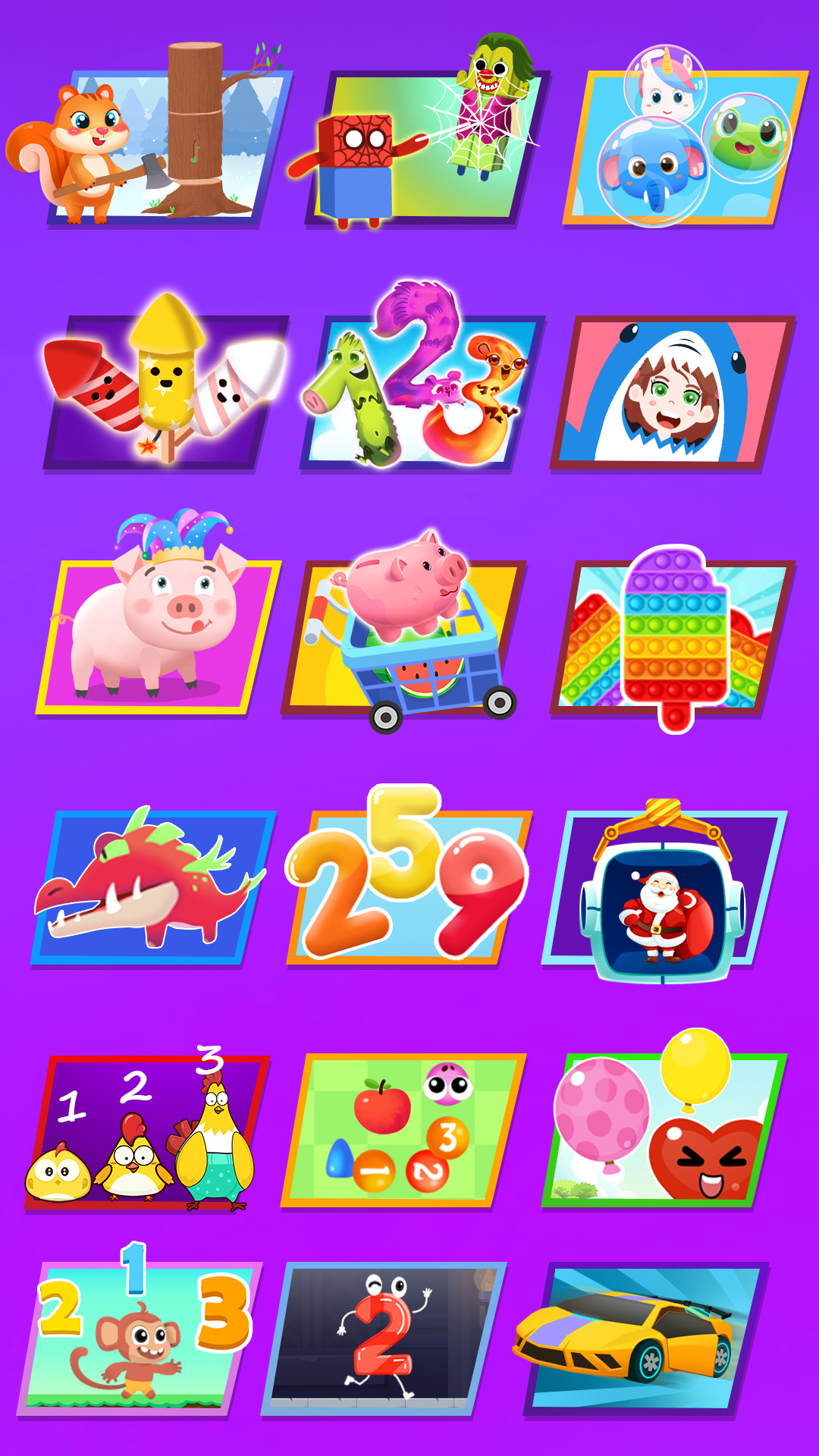 اسکرین شات 1 بازی 123 Number & Counting Games