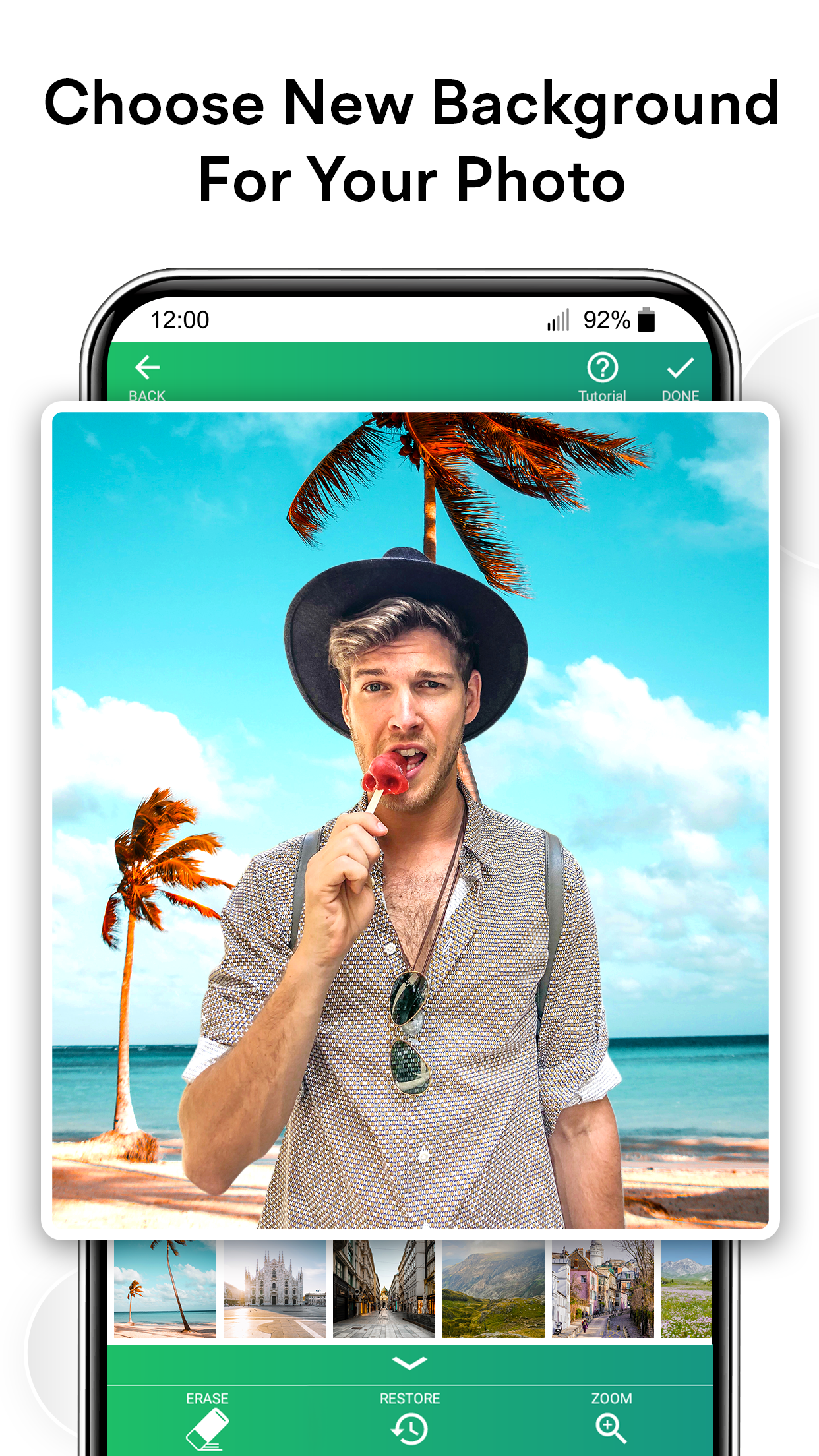 اسکرین شات 5 برنامه Remove BG - Background Eraser