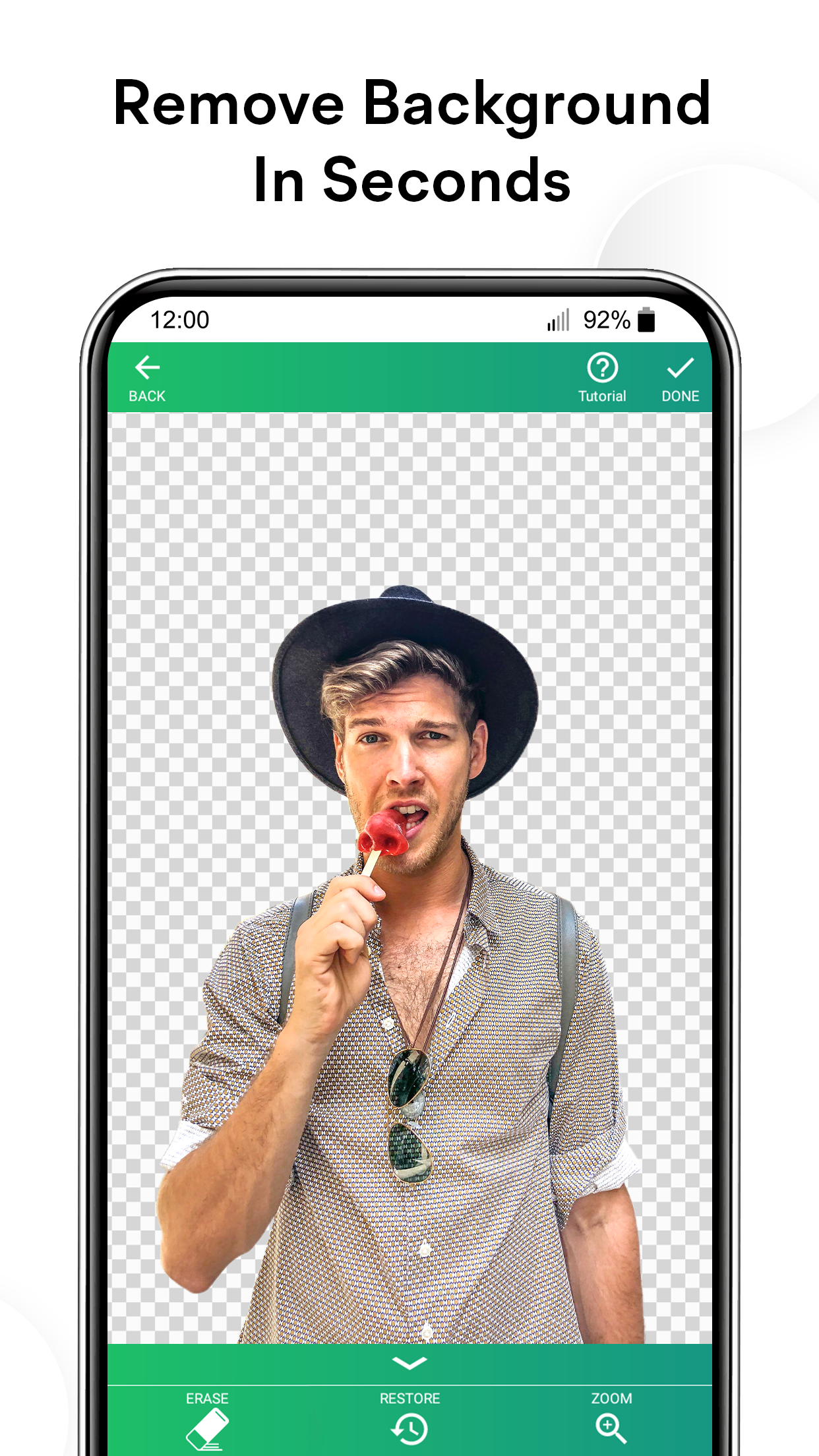 اسکرین شات 3 برنامه Remove BG - Background Eraser