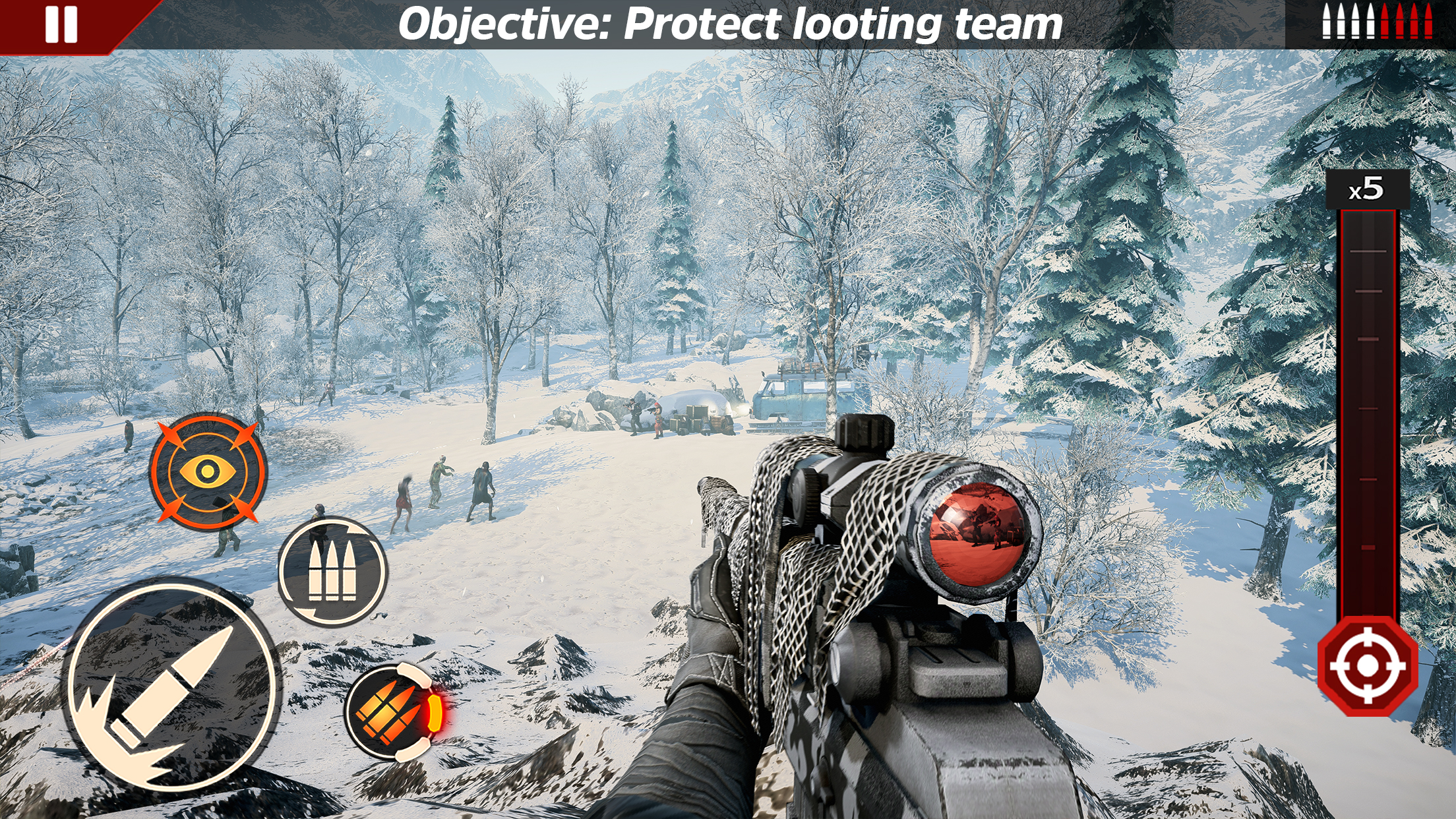 اسکرین شات 6 بازی Sniper Zombie 3D Game