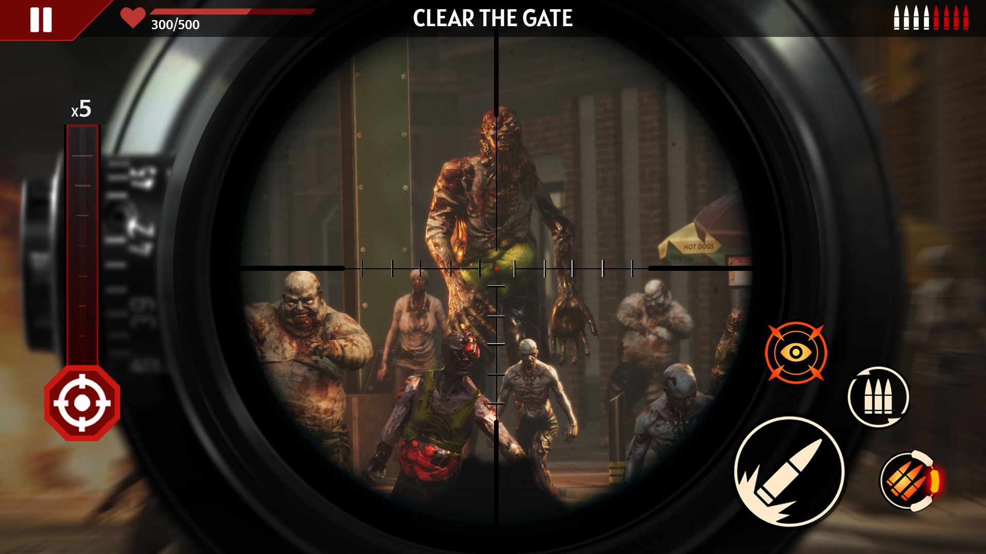 اسکرین شات 2 بازی Sniper Zombie 3D Game