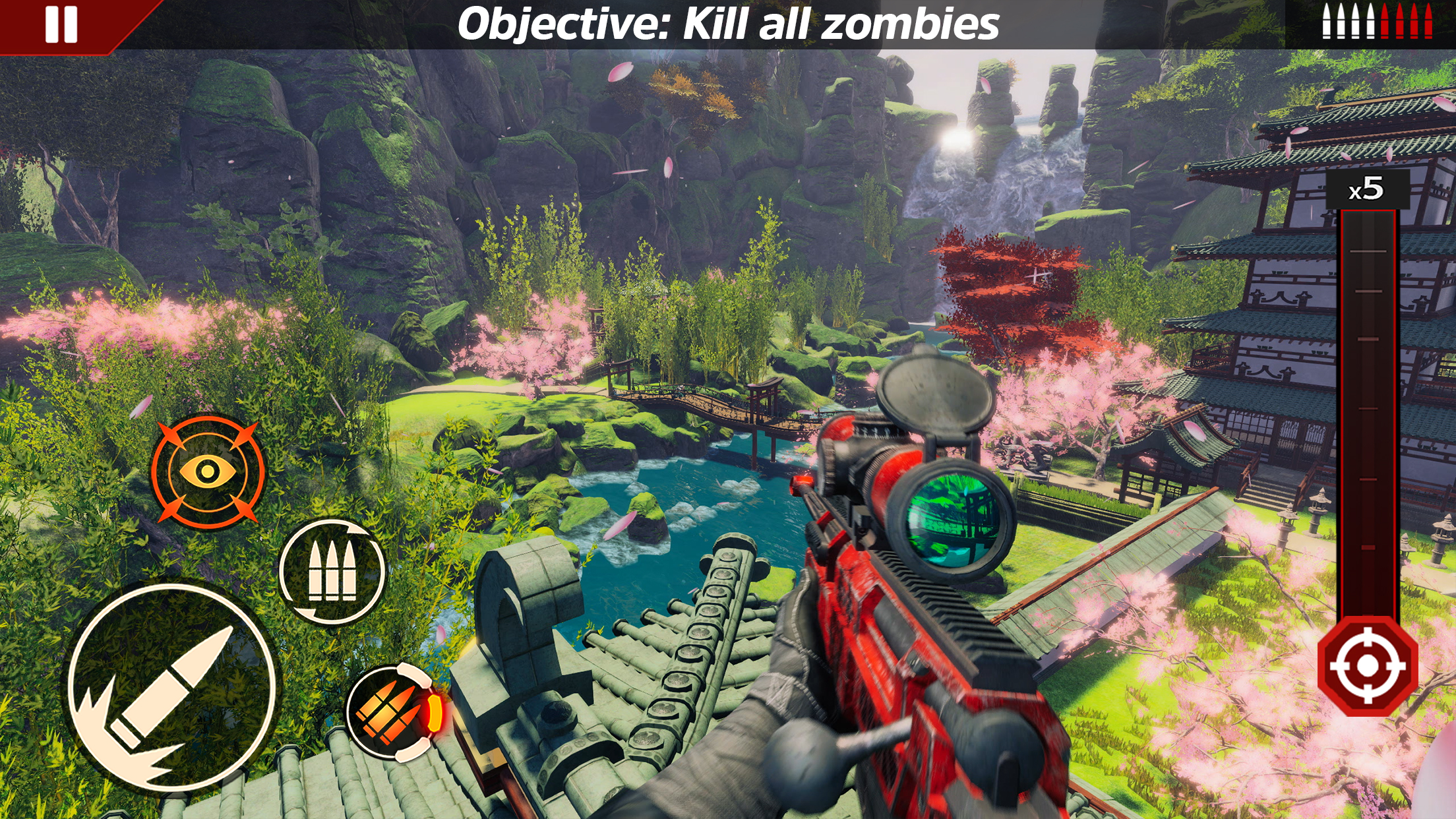 اسکرین شات 5 بازی Sniper Zombie 3D Game