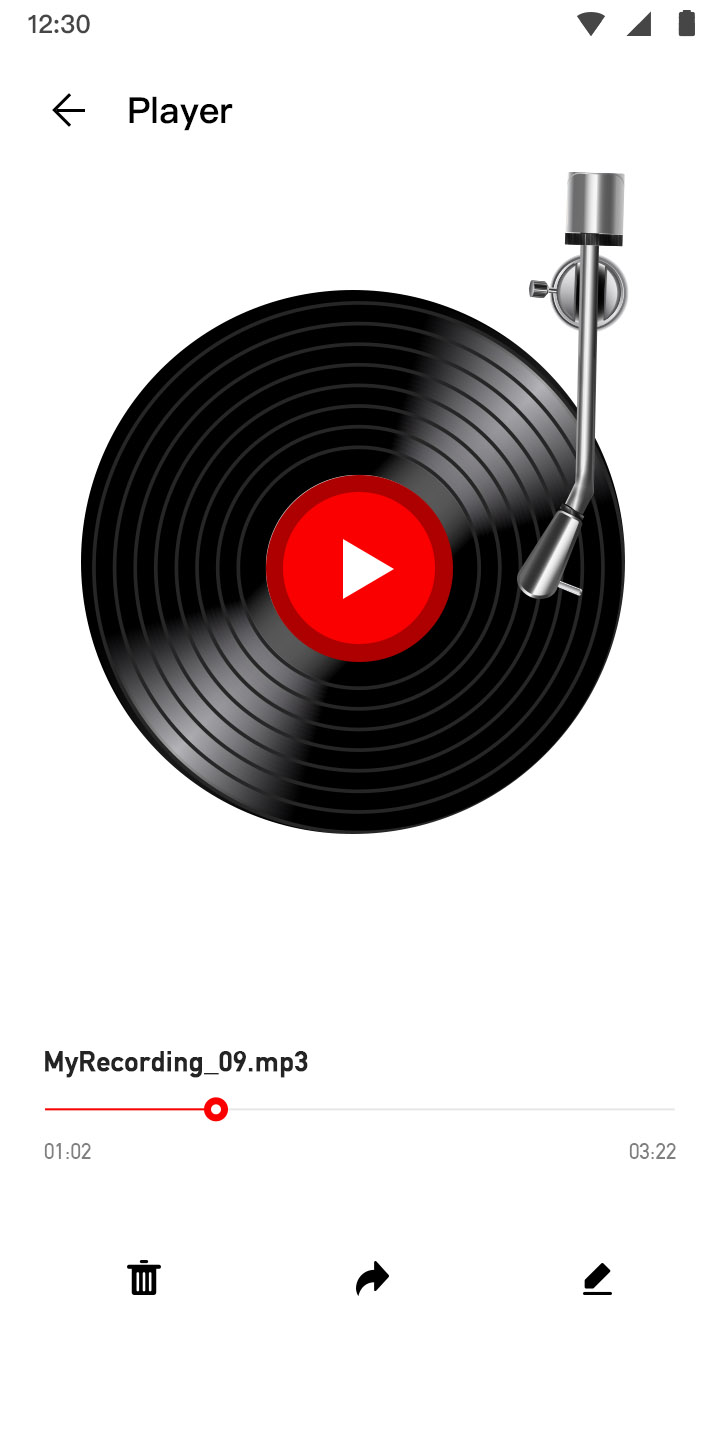 اسکرین شات 7 برنامه Voice Recorder: Audio Recorder