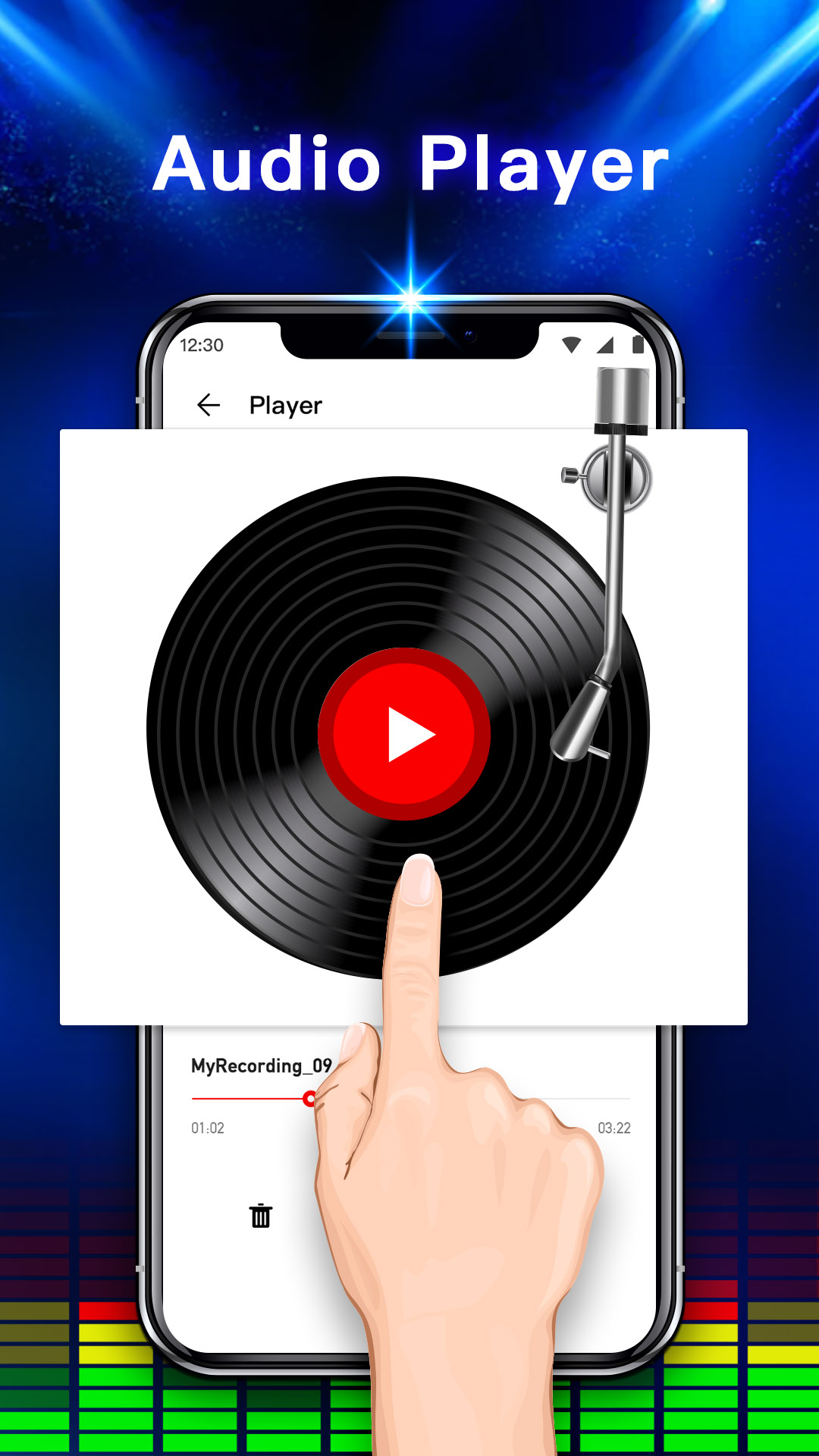 اسکرین شات 4 برنامه Voice Recorder: Audio Recorder