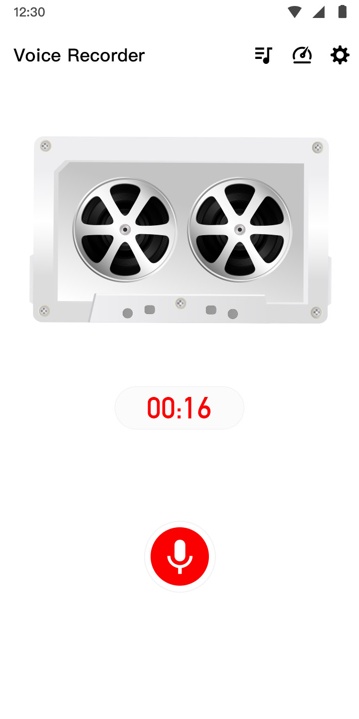 اسکرین شات 5 برنامه Voice Recorder: Audio Recorder