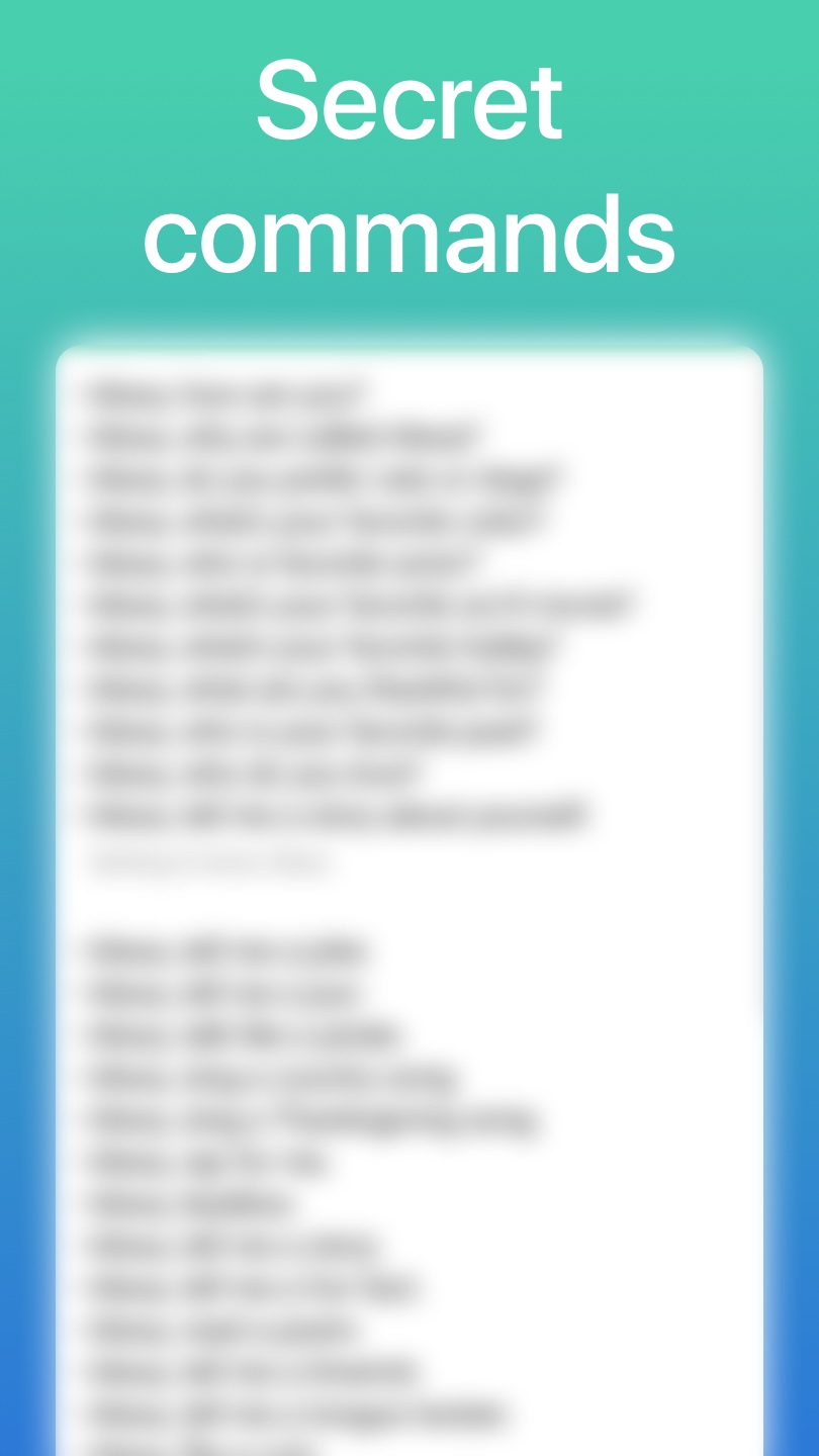 اسکرین شات 4 برنامه Commands for Alexa