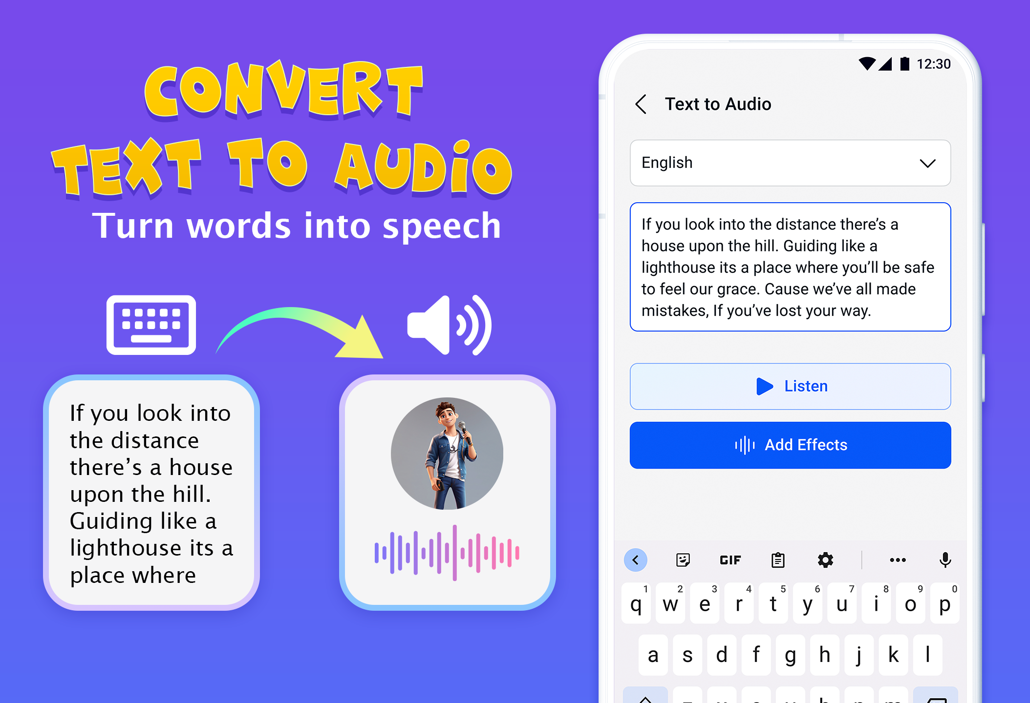 اسکرین شات 3 برنامه Voice Changer AI, Sound Effect