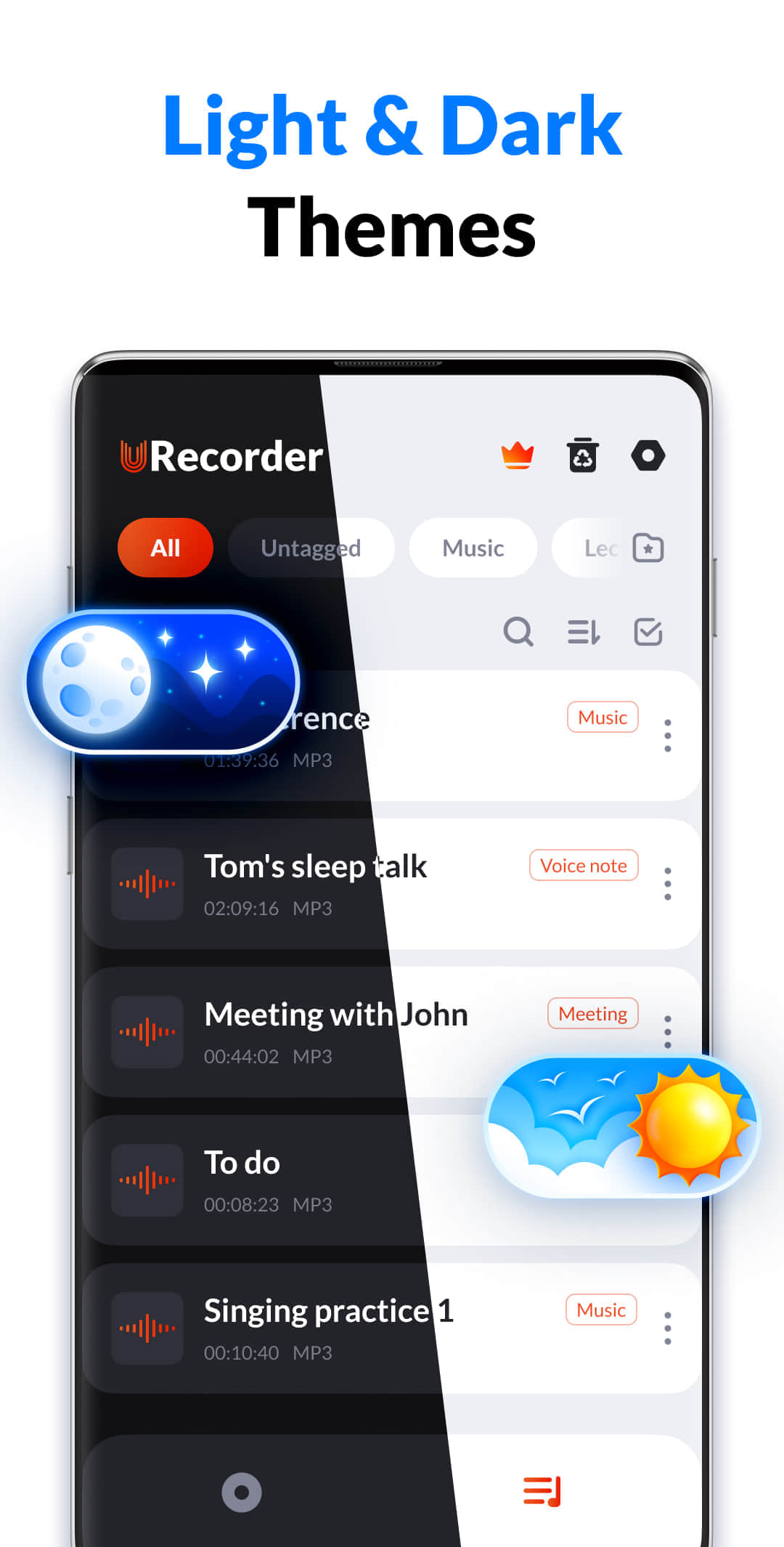 اسکرین شات 8 برنامه Voice Recorder & Voice Memos