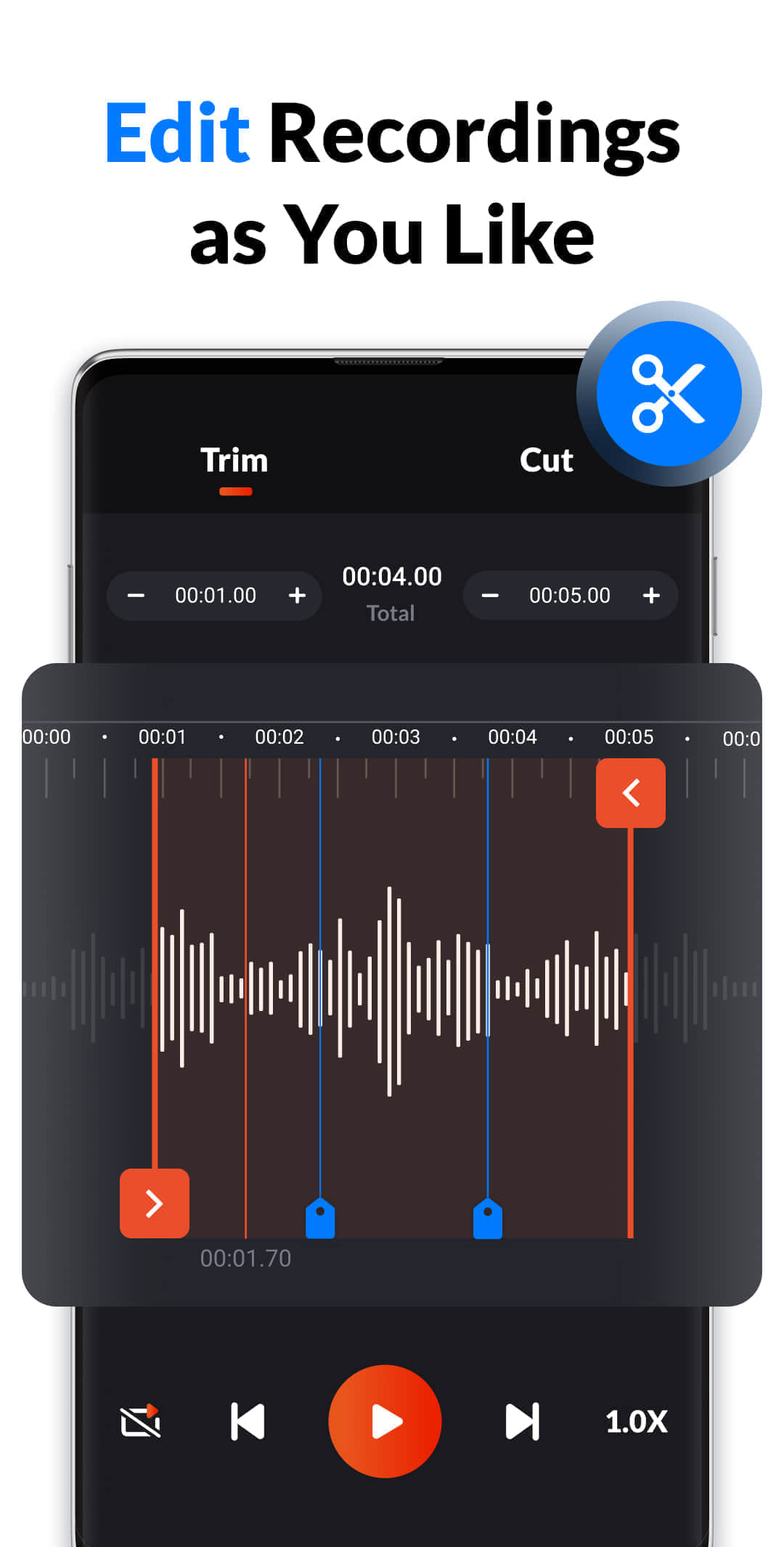 اسکرین شات 5 برنامه Voice Recorder & Voice Memos