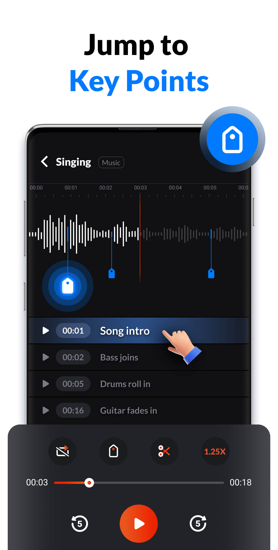 اسکرین شات 4 برنامه Voice Recorder & Voice Memos